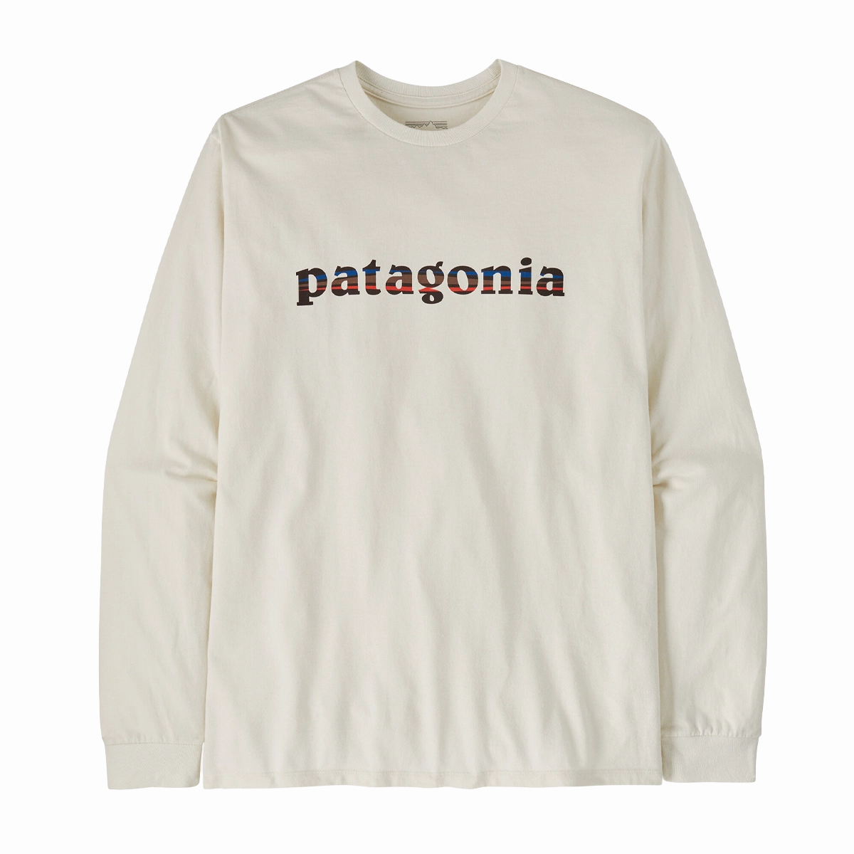 Men's 73 Text Logo Long Sleeve Responsibili-Tee High Durability Weave Light and Breathable