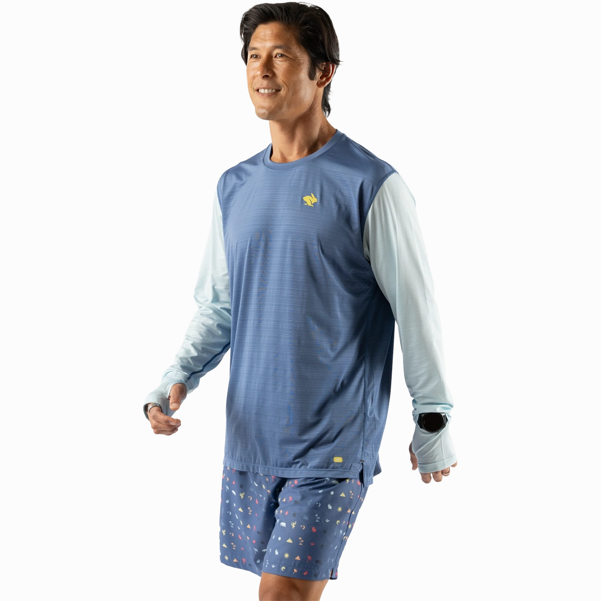 Hygienic Layered Panel System Men's UPF Tee Long Sleeve