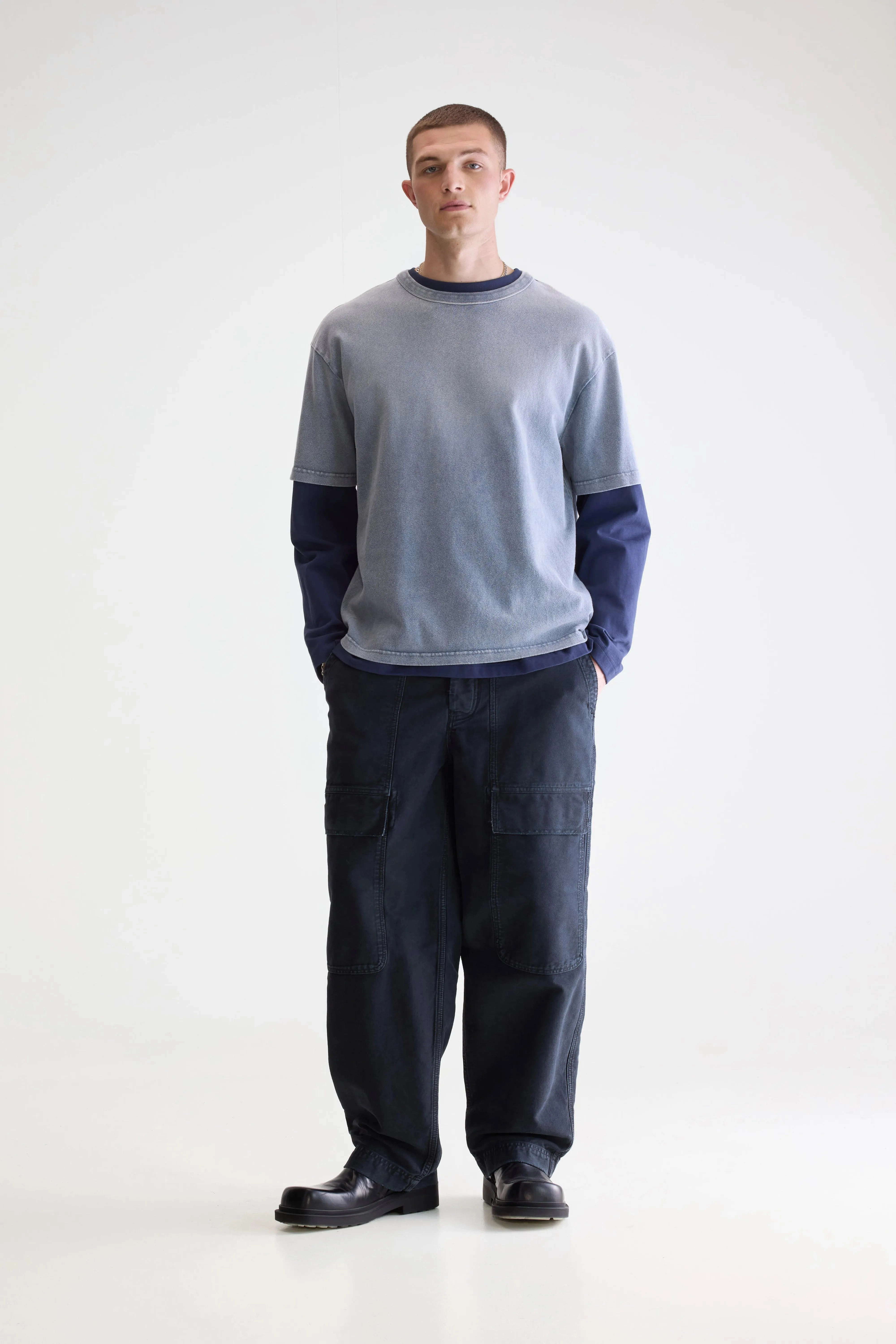 Sporty Fashion Non Restrictive Cuff Vouch short-sleeve t-shirt (252 / M / BLUES)