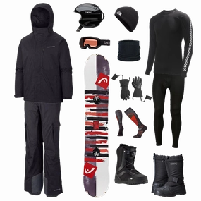 Utility Pockets Soft Waist Columbia The Works Package - Men's Snowboard