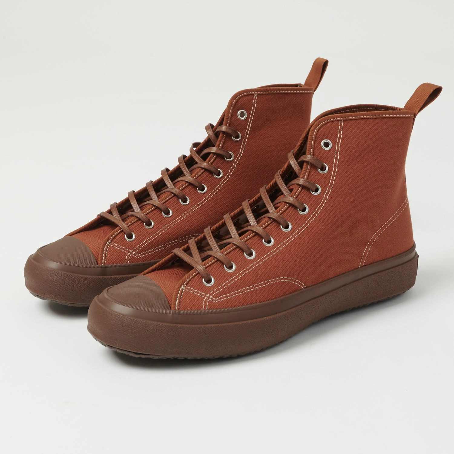 Climate Control Technology Moonstar 'Hibasket' Rubber Sole Hi-Top Sneaker - Brown