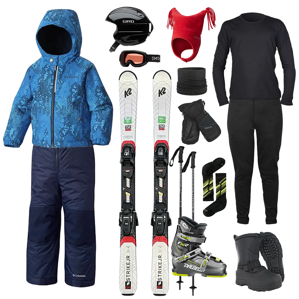 Carbon Infused Fabric Chilly Weather Fit The Works Package - Toddler's Ski