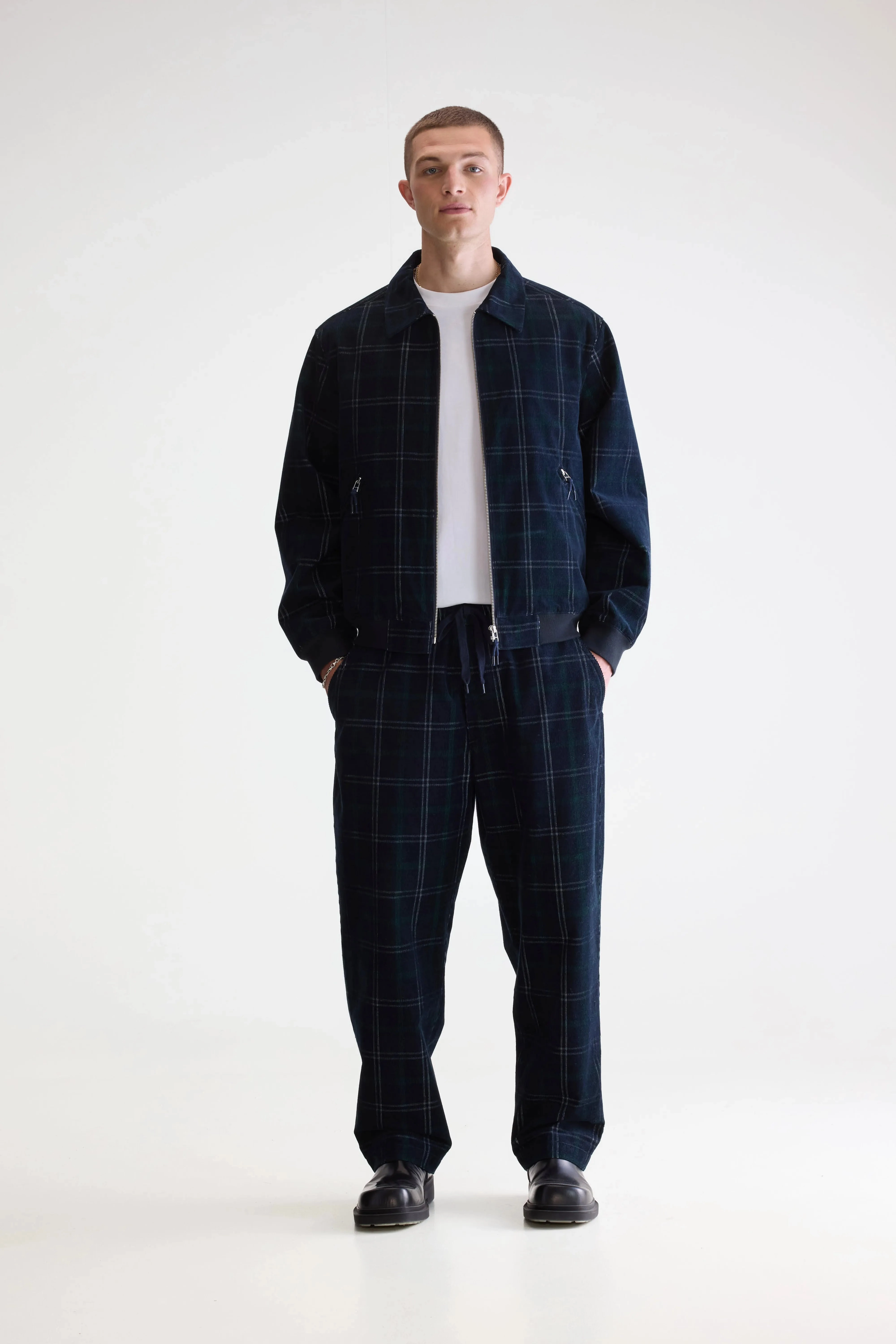 Jonax golf jacket (252 / M / CHECK A) SiliconeGrip Outdoor Adventure