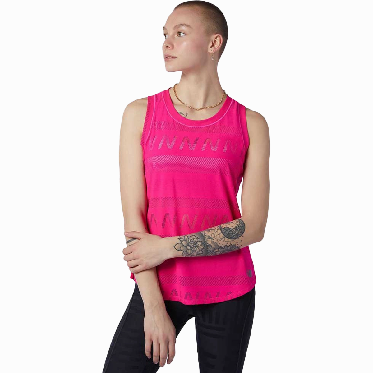 Breathable Waist Women's Q Speed Fuel Jacquard Tank