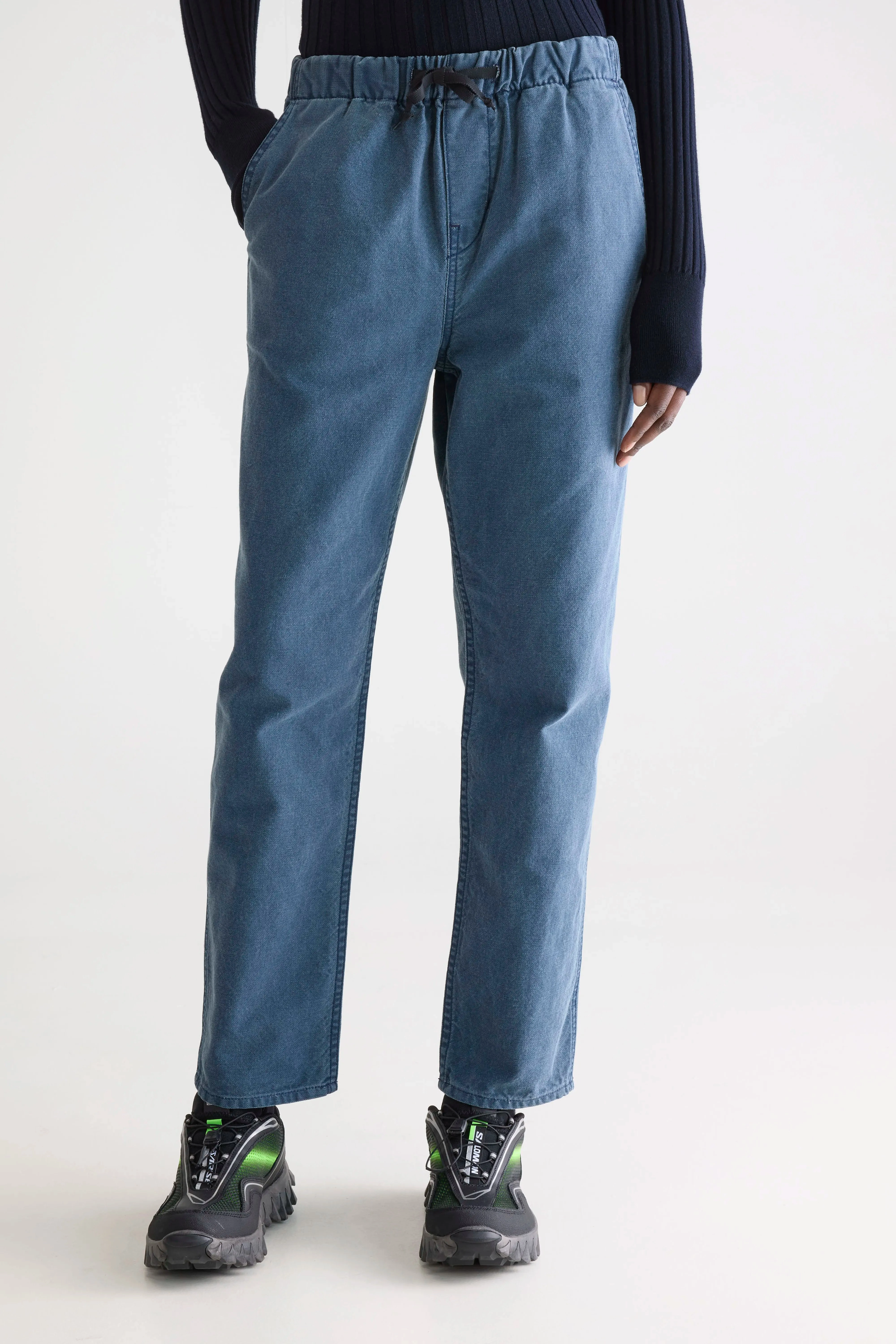 Pizzy relaxed trousers (252 / W / BLUES) Breathable wear