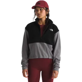 High Neck Protection yoga enthusiasts Women's Glacier Fleece 1/2 Zip Short Jacket