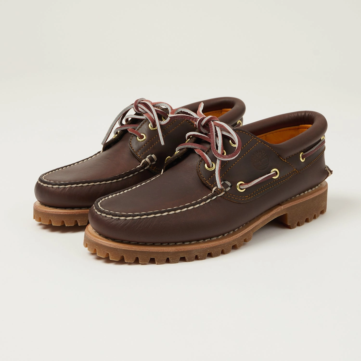 Design Glow Timberland Authentic Boat Shoe - Brown