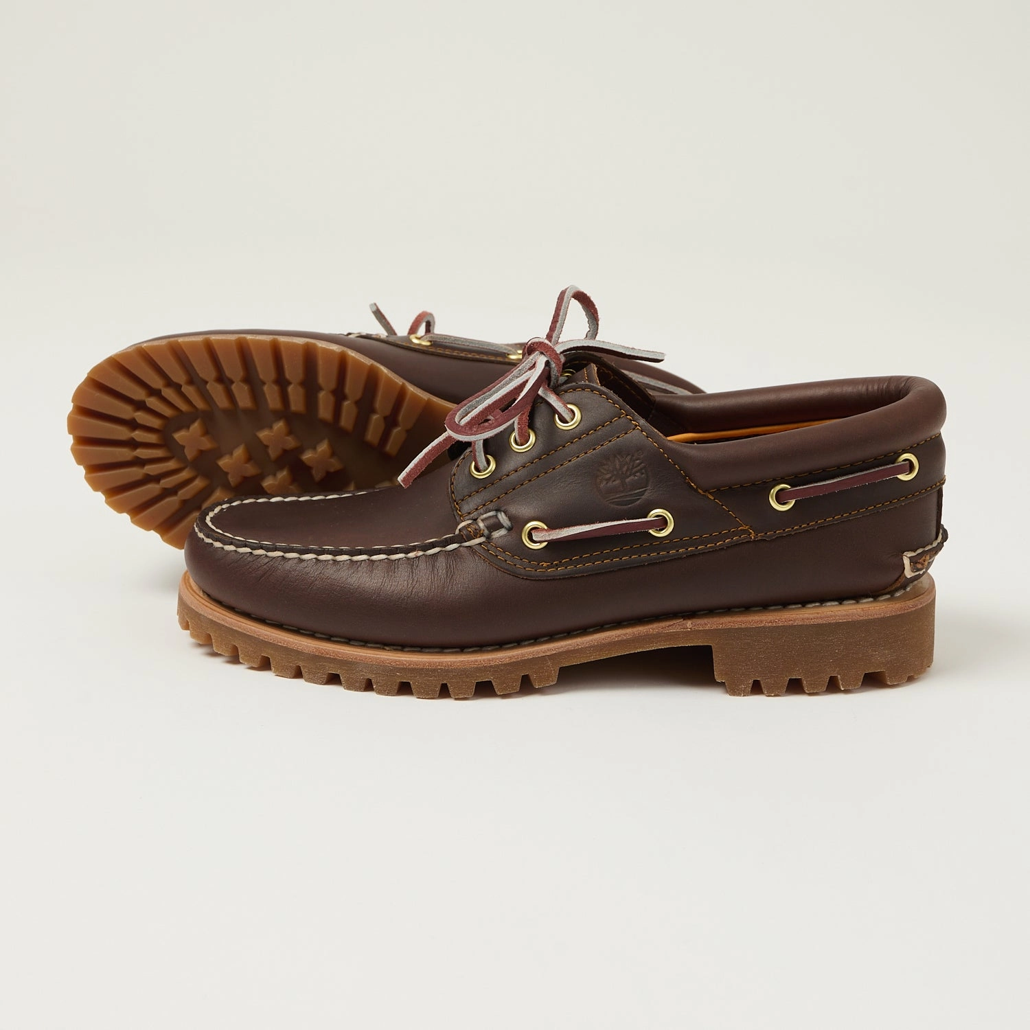 Lesson Step Open Air Timberland Authentic Boat Shoe - Brown