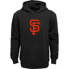 Youth Giants Primary Logo Hoodie Odor Resistant