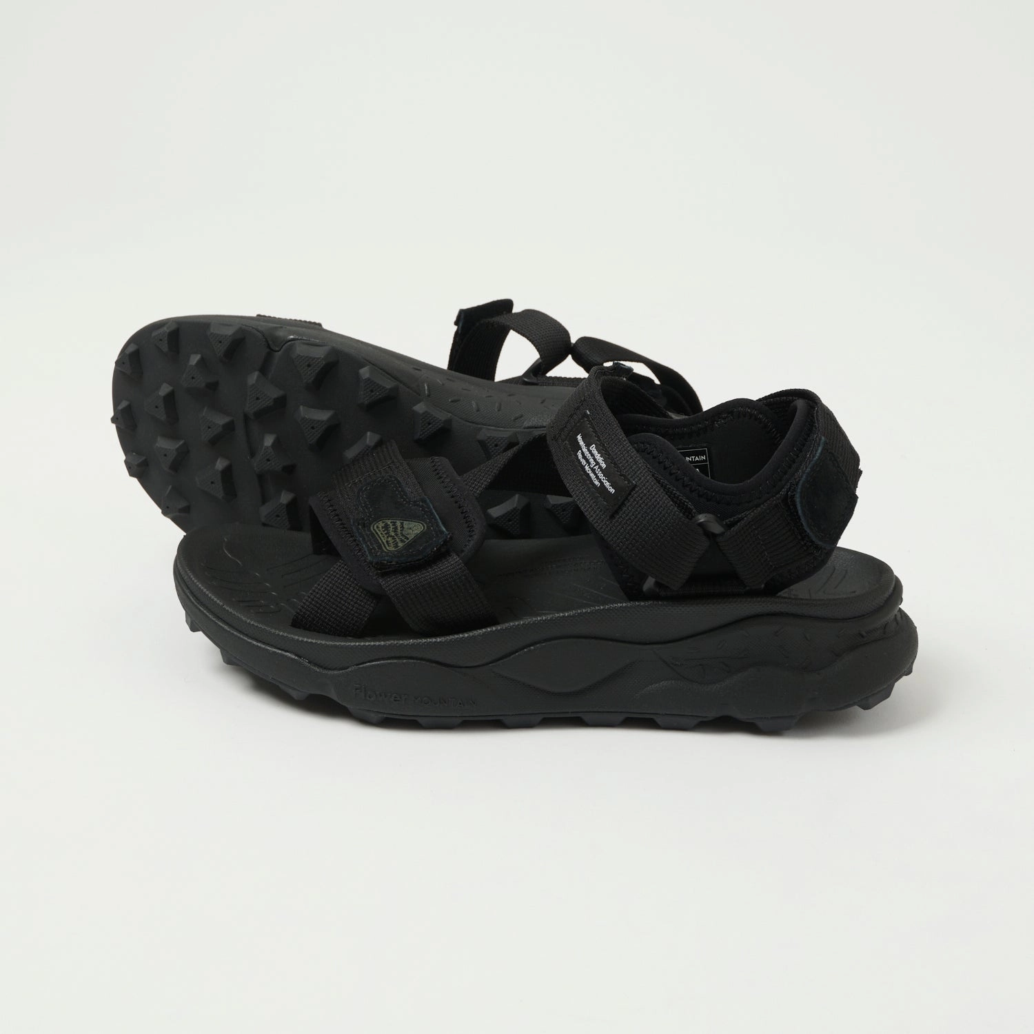 Flower Mountain Nazca 2 Nylon Sandals - Black City Chill