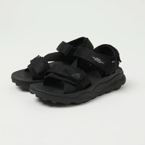 Easy Glam Flower Mountain Nazca 2 Nylon Sandals - Black