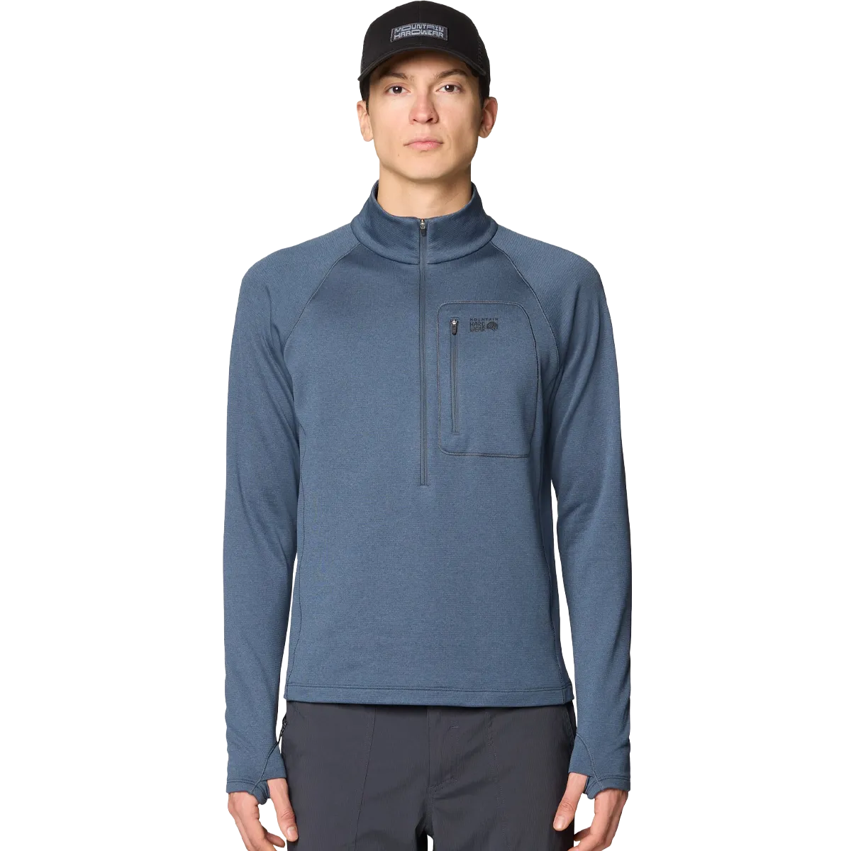 Men's Glacial Trail Half Zip Smooth Surface Cool Fit