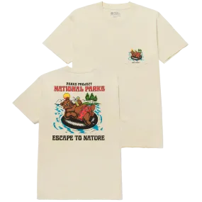 Men's Escape to Nature Bear Float Pocket Tee School spirit