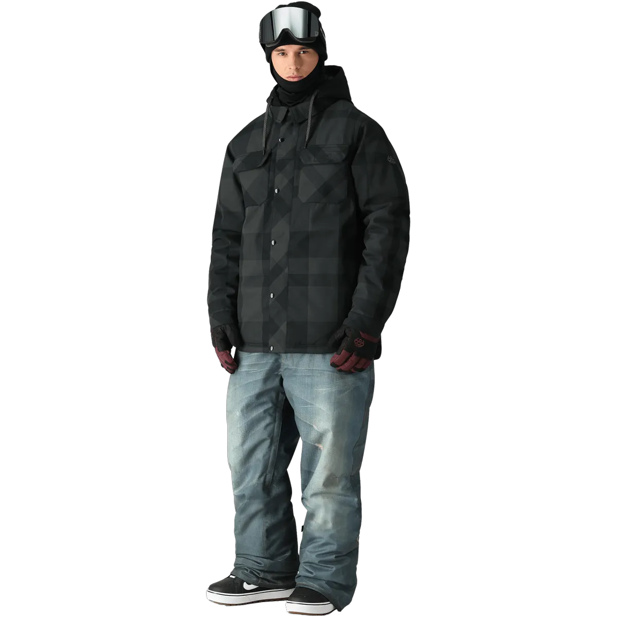 Men's Woodland Insulated Jacket Light Rain Outdoor Adventure Gear