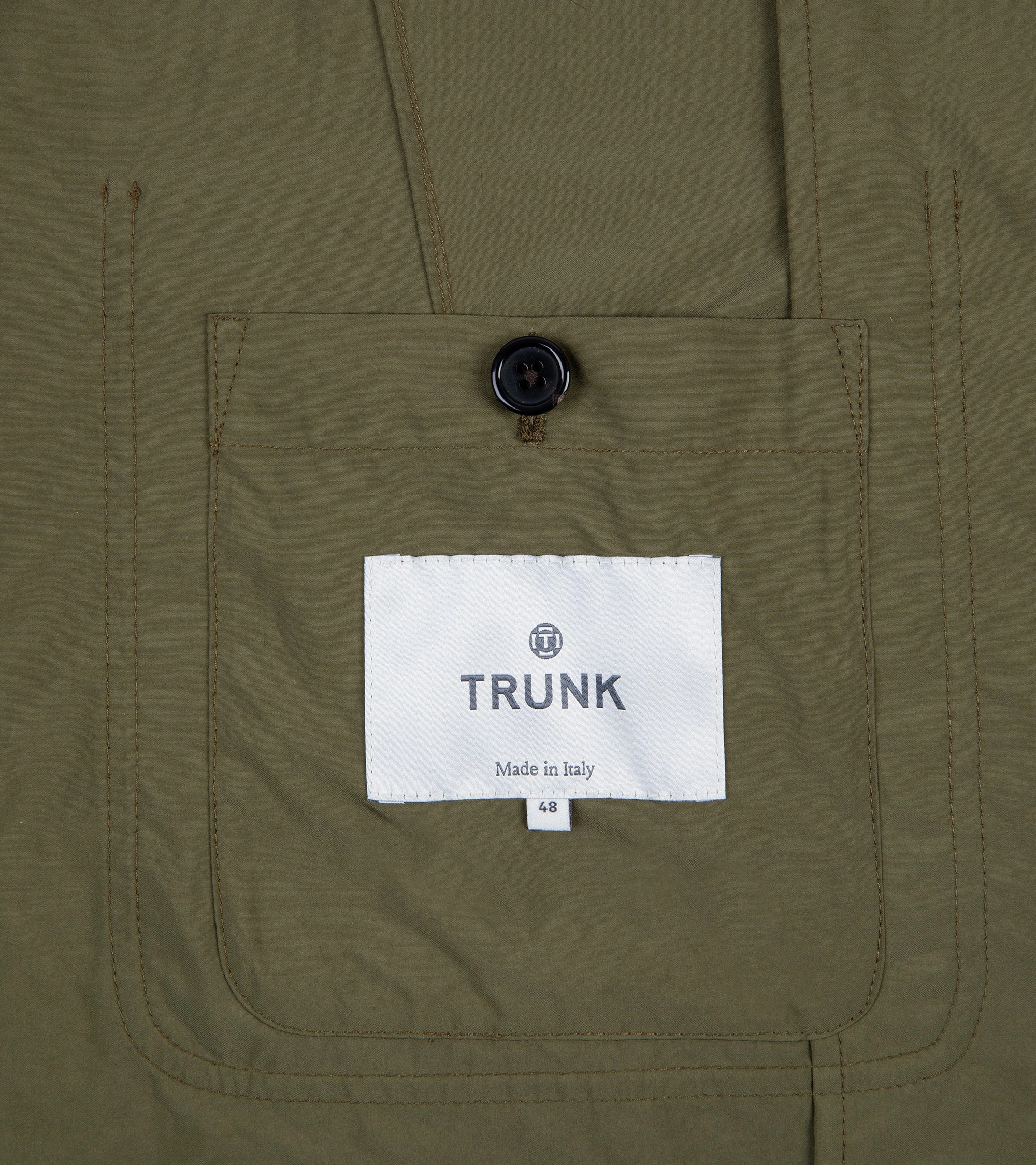 Convertible Collar Seamless Welded Construction Trunk Culcross Japanese Nylon Jacket: Olive