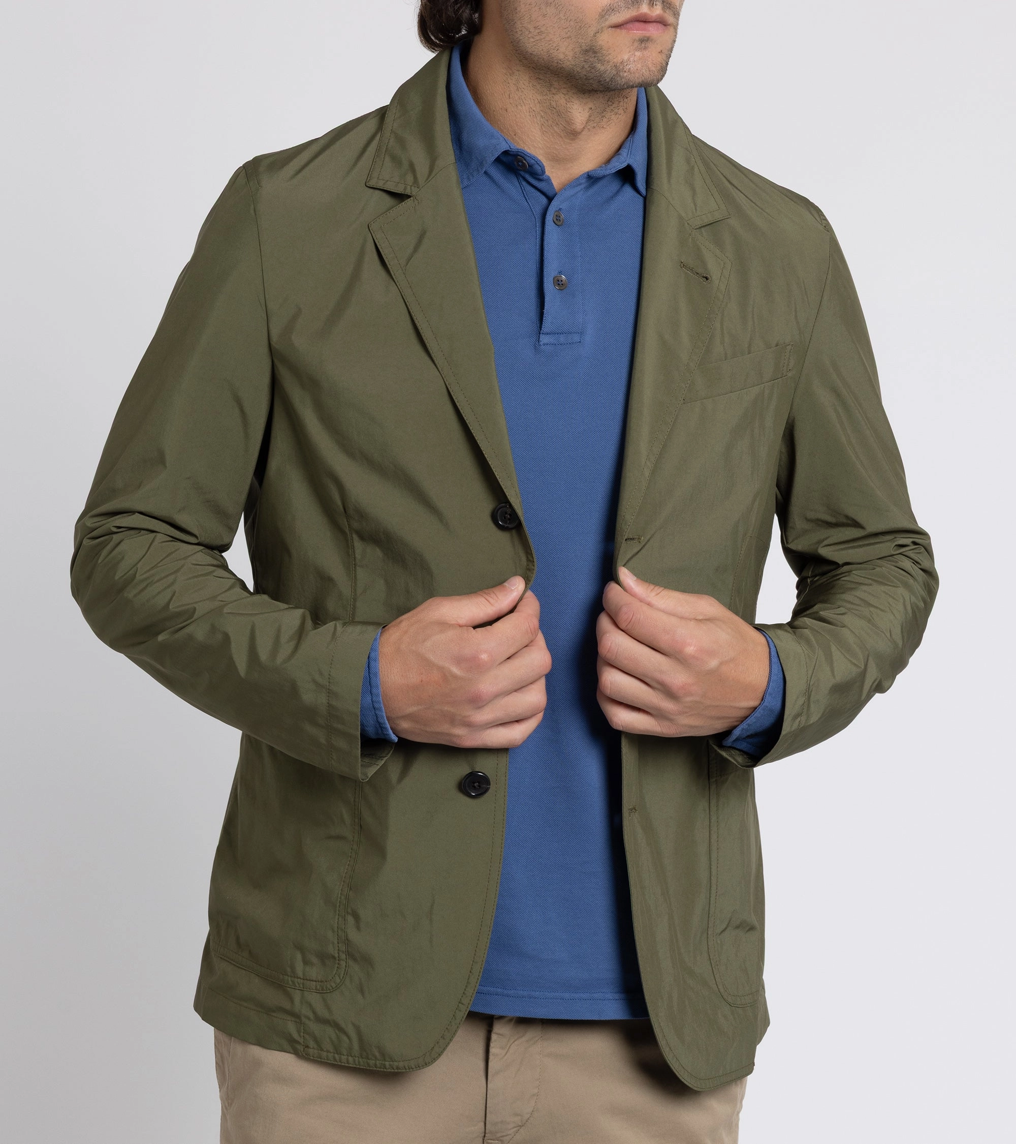 Reinforced Shoulder Padding Moisture Management Fabric Trunk Culcross Japanese Nylon Jacket: Olive
