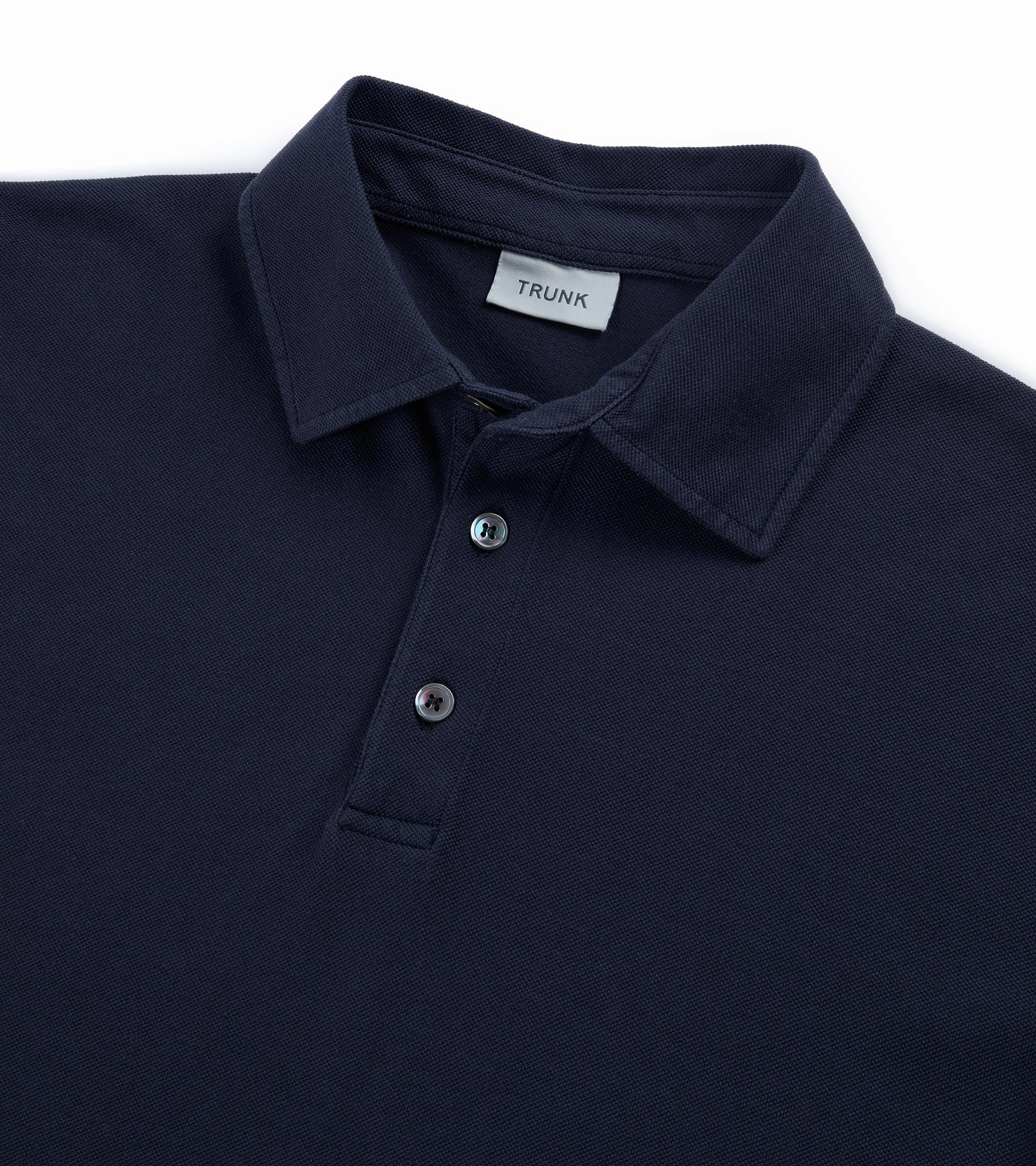 Trunk Moxon Short Sleeve Polo Shirt: Navy Office To Outing