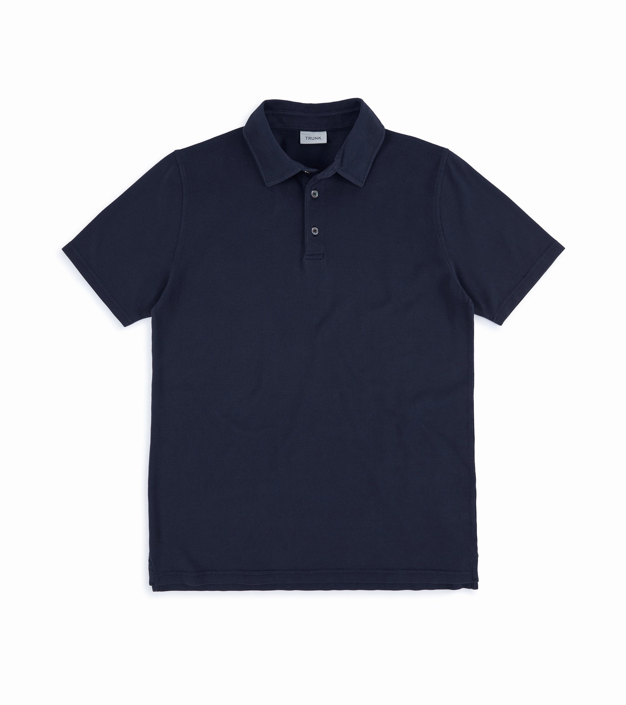 Trunk Moxon Short Sleeve Polo Shirt: Navy athletic style Chill Vibes