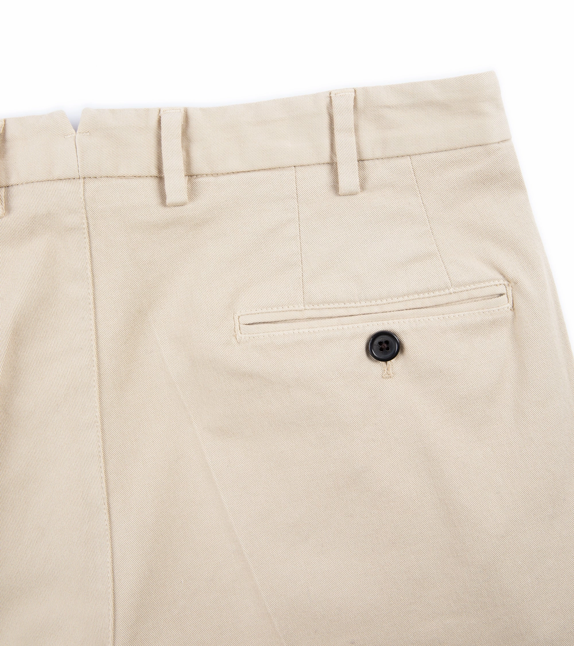 OdorResistantTreatment Breathable Stretch Wear Trunk Palmer Flat Front Cotton Twill Trousers: Sand
