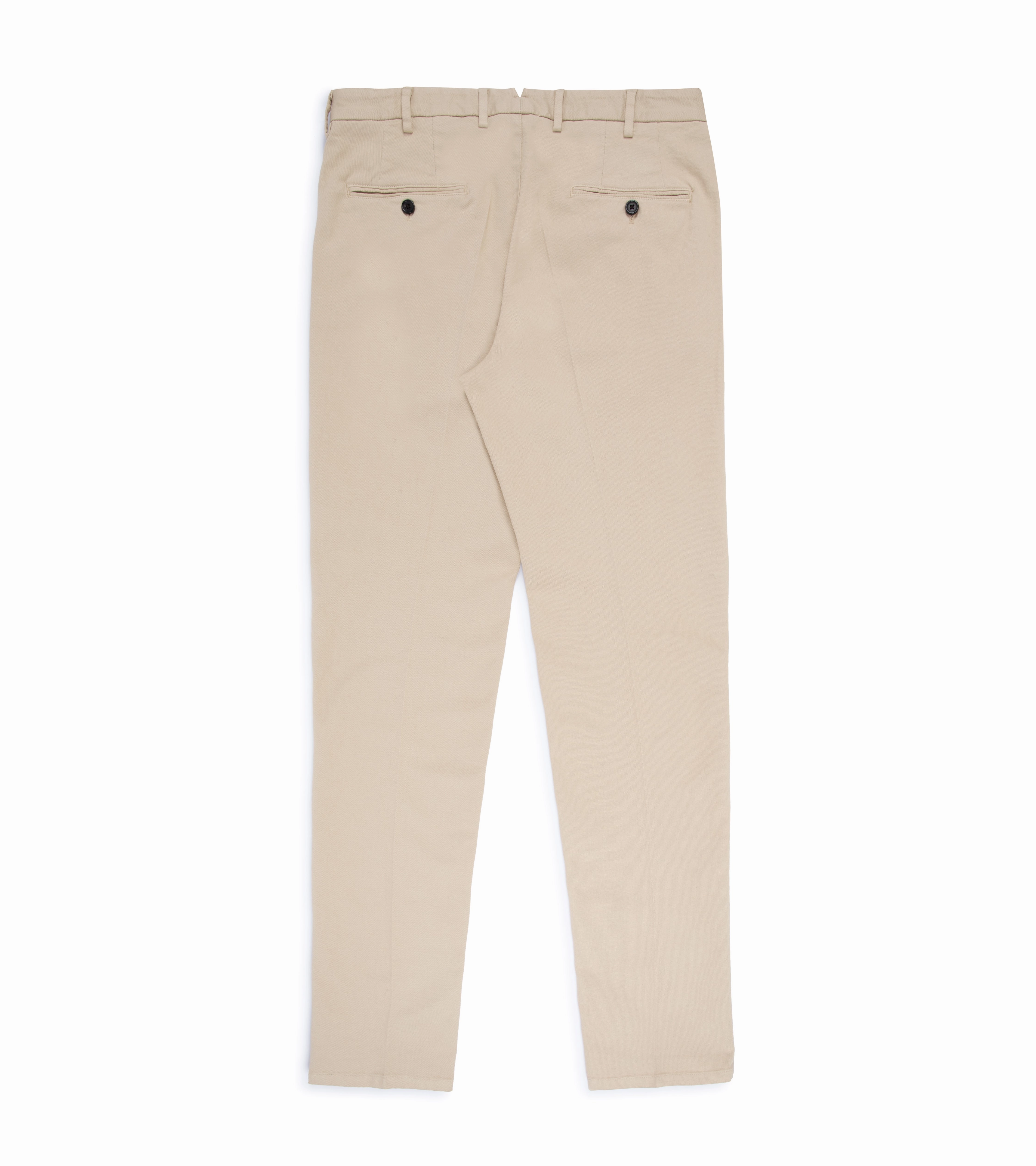 Trunk Palmer Flat Front Cotton Twill Trousers: Sand Soft Performance High Durability Thread