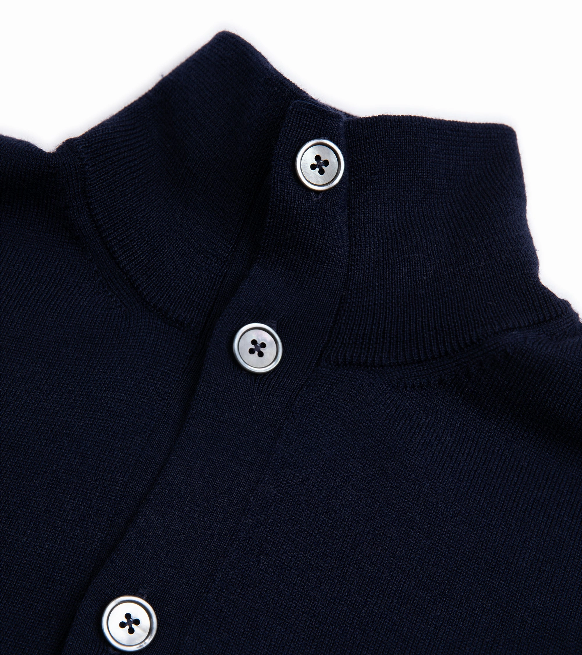 Wardrobe Classic Knit Density Options Trunk Stratton Merino Cardigan: Navy