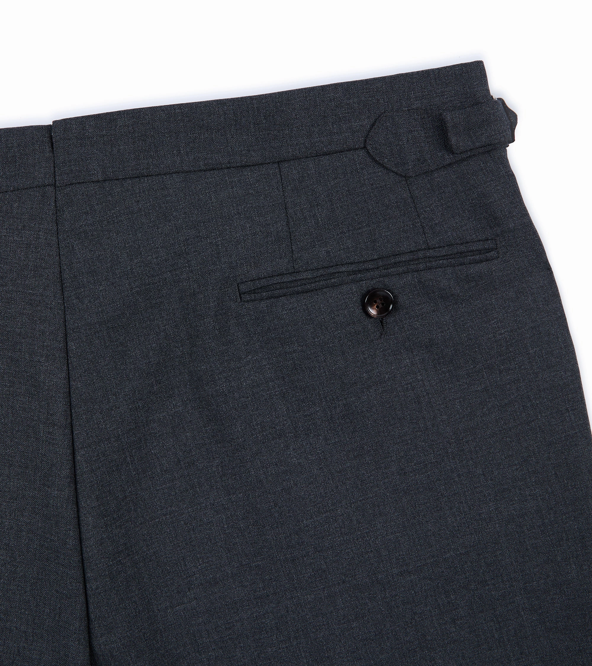 Trunk Walbrook Wool Fresco Suit Trousers: Grey Casual Vibes