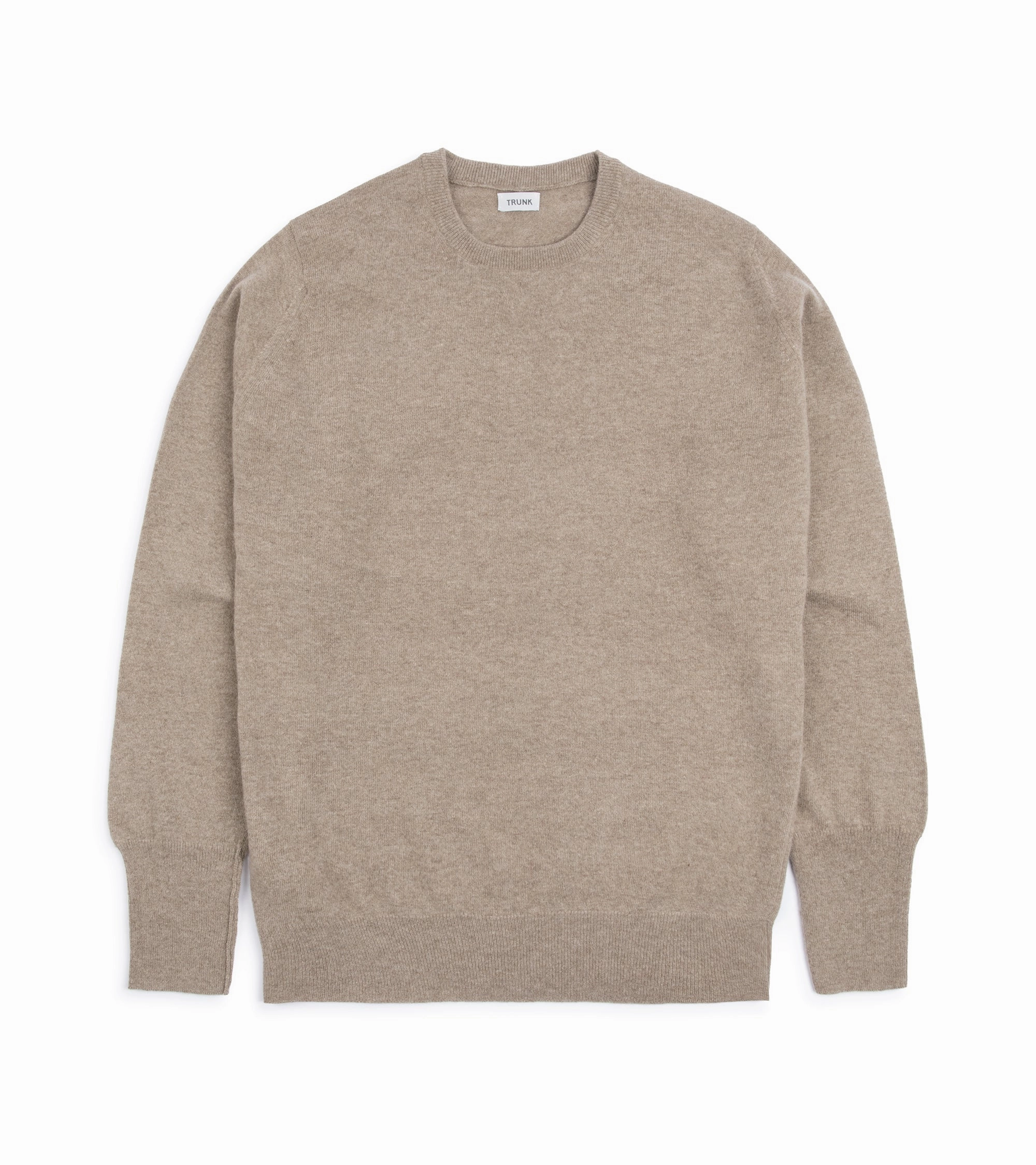 Trunk Walden Geelong Crew Neck Sweater: Natural All Fit Look