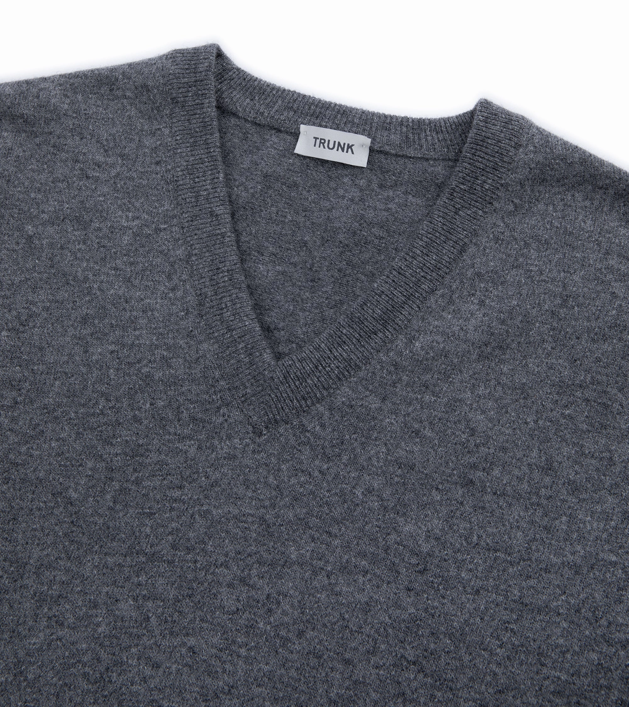 Casual Wear Trunk Walden Geelong V Neck Sweater: Grey