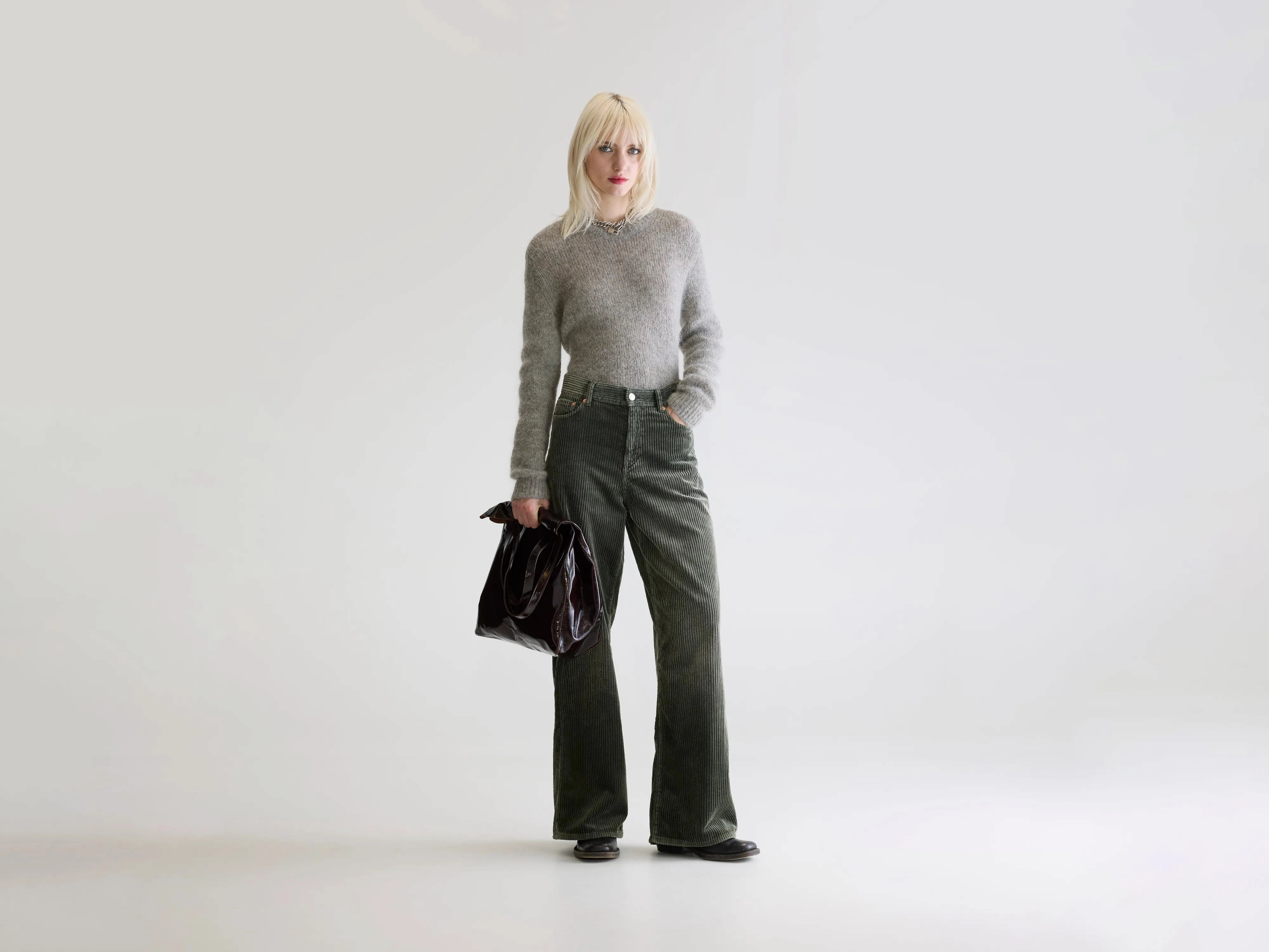 Denim N. 64 wide jeans (252 / W / SAGE) Daily Wear Summer Vibes Music Event