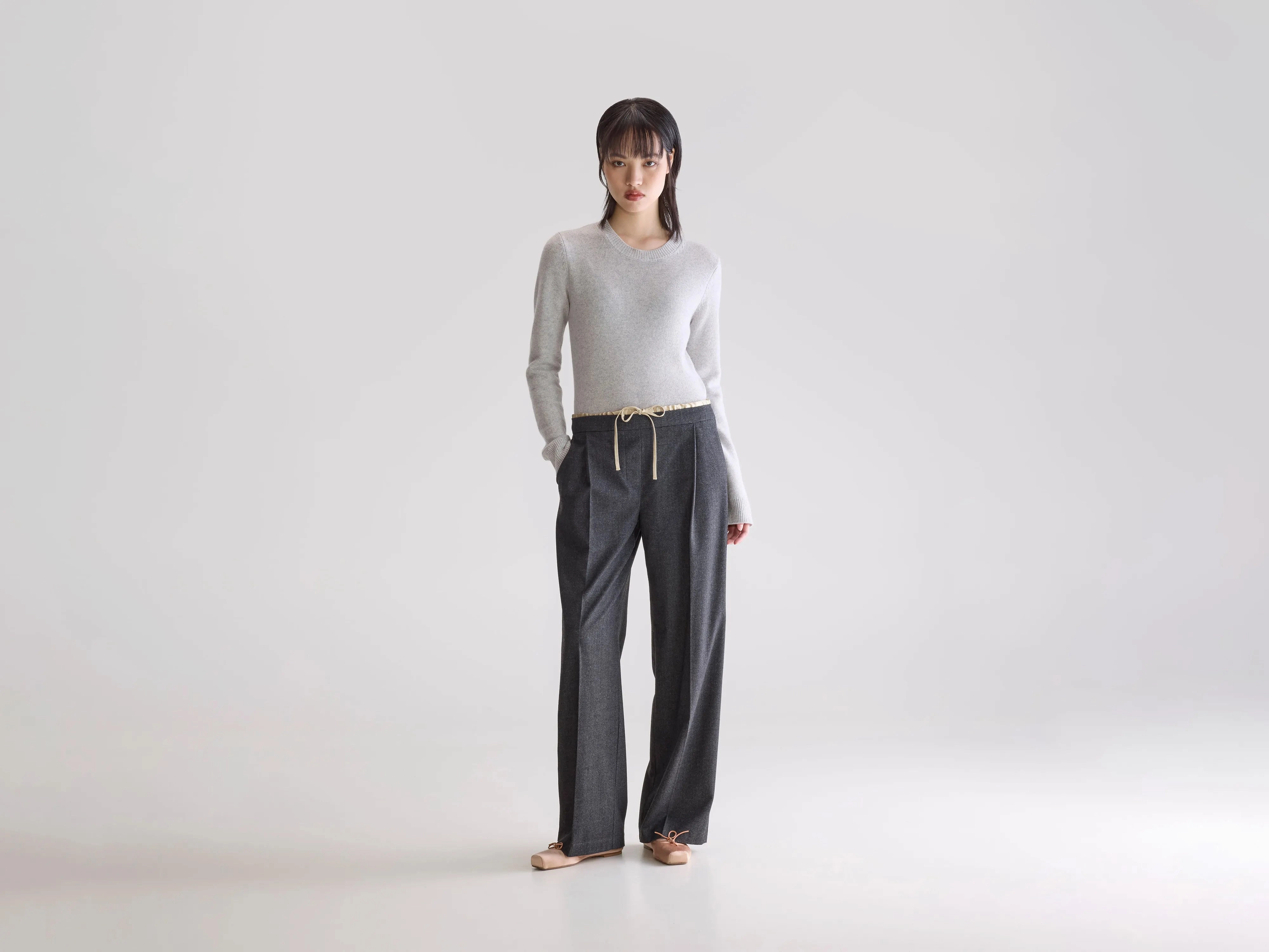 Turin formal trousers (252 / W / ANTHRACITE) Flattering Comfort Zip-off legs