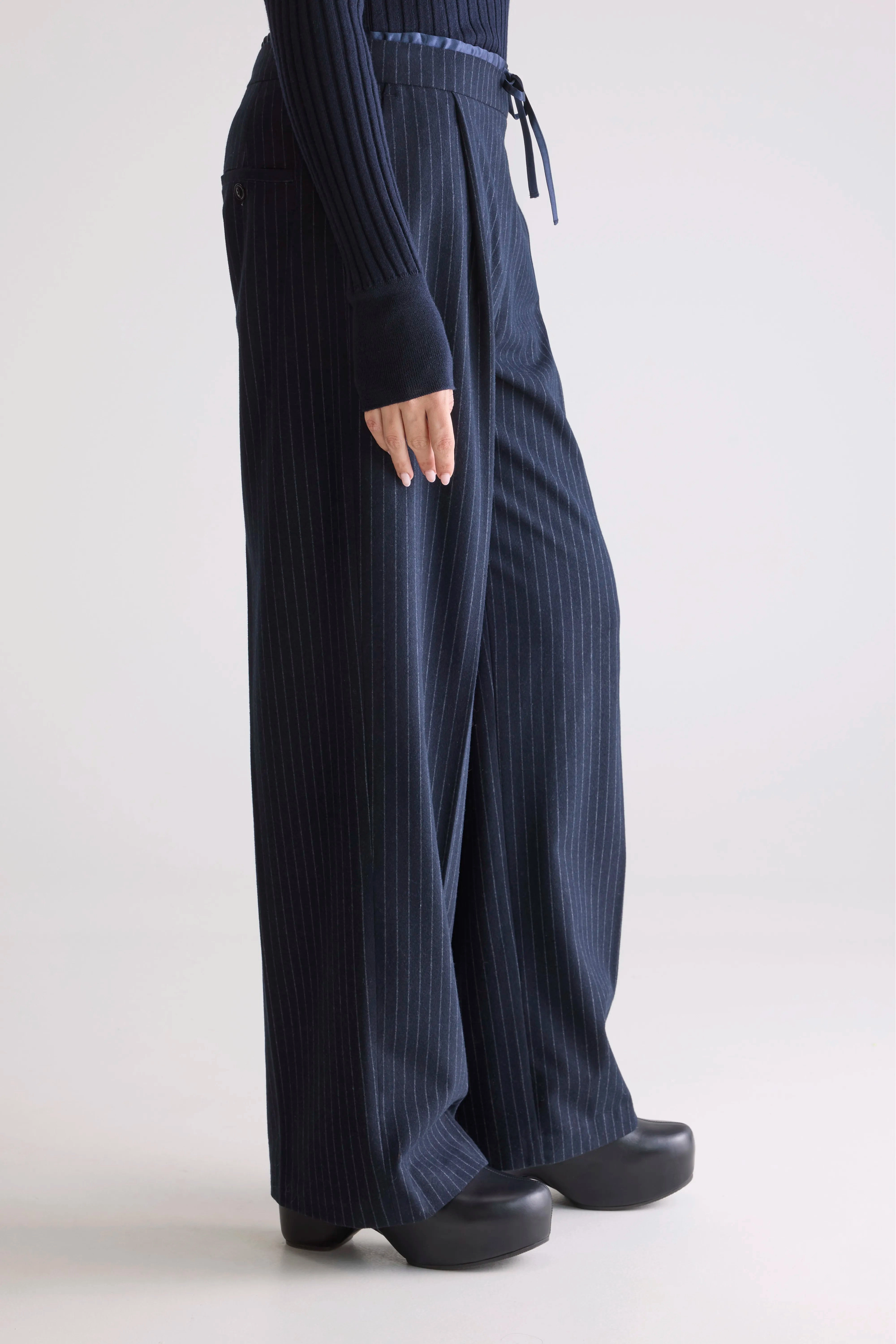Move Comfort Essential Comfort Wear Turin formal trousers (252 / W / STRIPE A)
