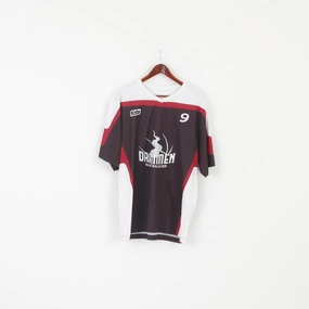 Lightweight Layer Tuta Drammen Men XXL Shirt Black Basketballkubb #9 Vintage Jersey Top