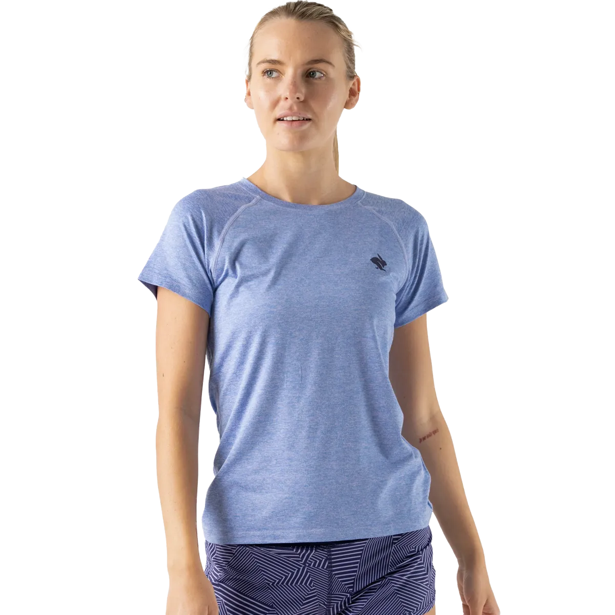 Reinforced Collar Flexible Wear Women's EZ Tee Short Sleeve