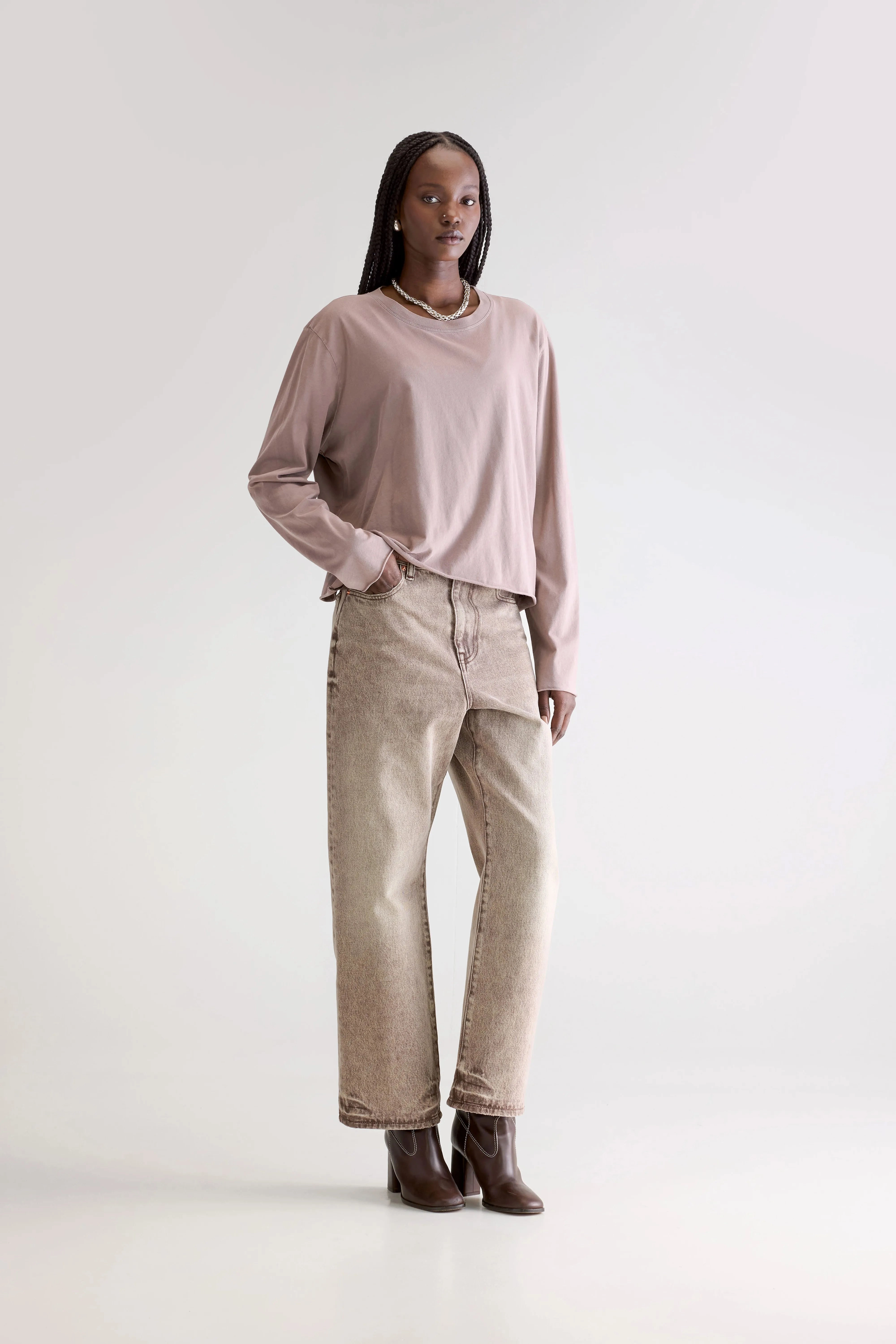 Fercy long-sleeve t-shirt (252 / W / PEEL) product bead charm Cold-Weather Gear