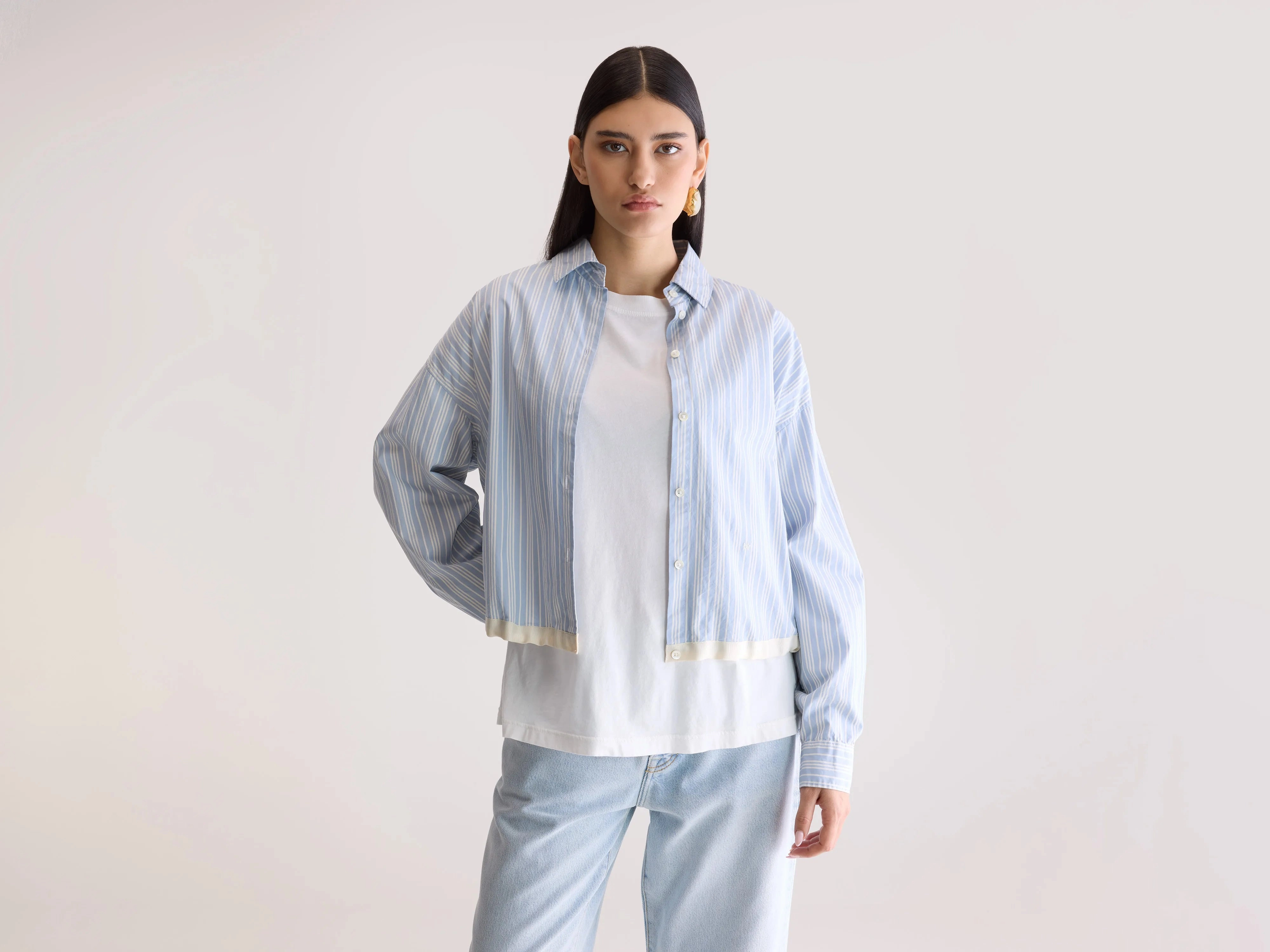 Cold Layer budget-friendly Glow adjustable shirt (252 / W / STRIPE A)