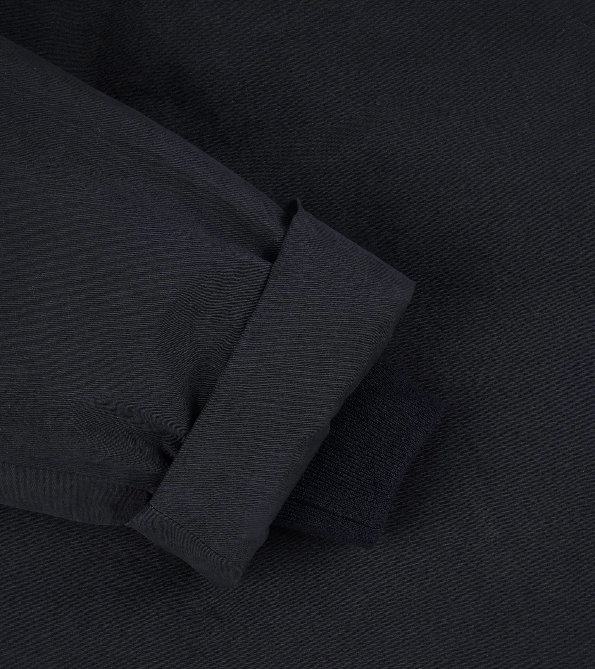 Valstar Liam Waxed Cotton Goose Down Parka: Navy Tear Resistant Knit All Year