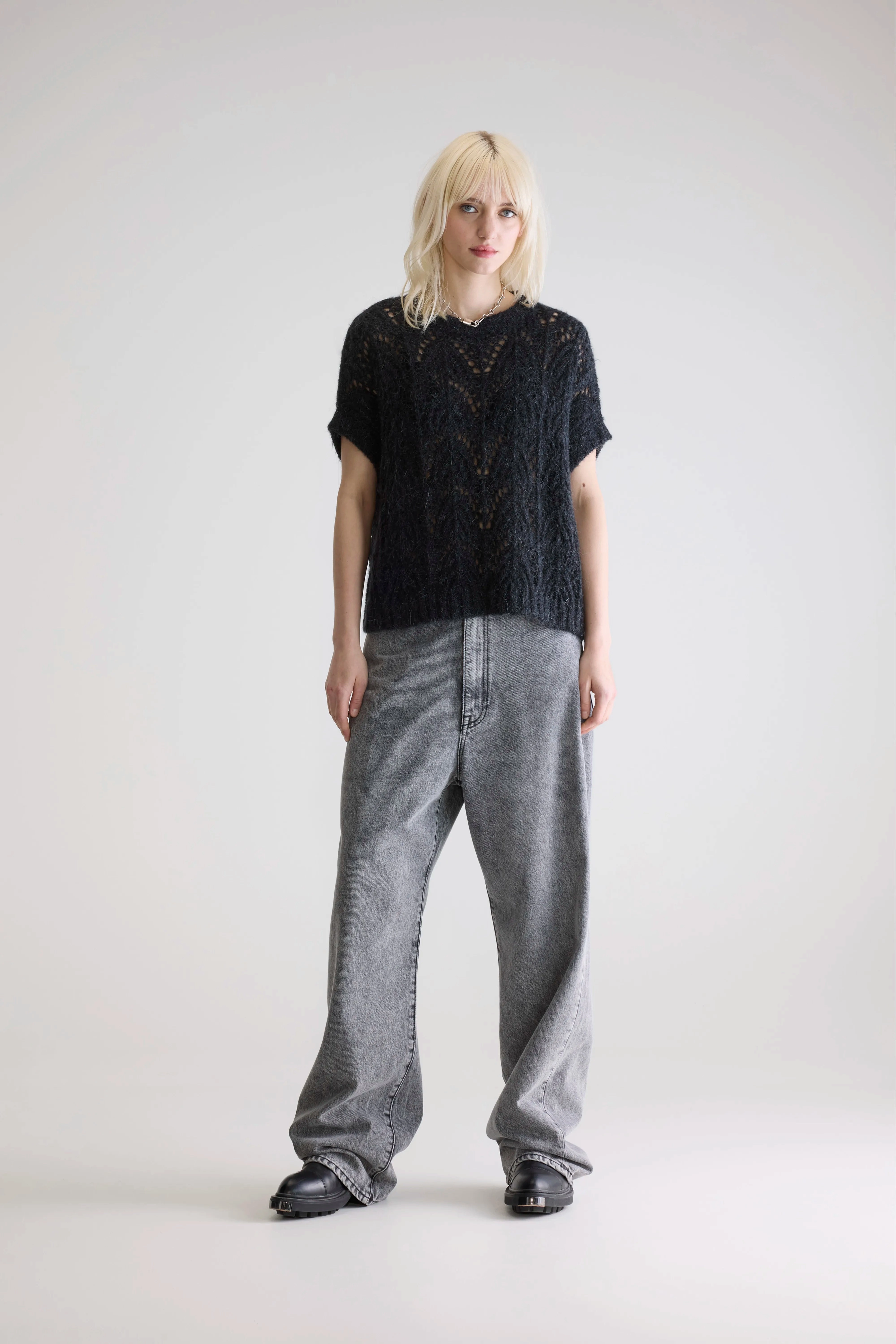 Noffy sleeveless sweatshirt (252 / W / COMBO B) Butter Soft Finishing