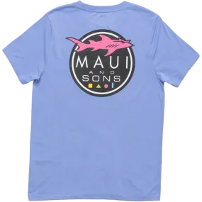 Men's Shark Logo T-Shirt Basic Top Perfect for Any Outfit