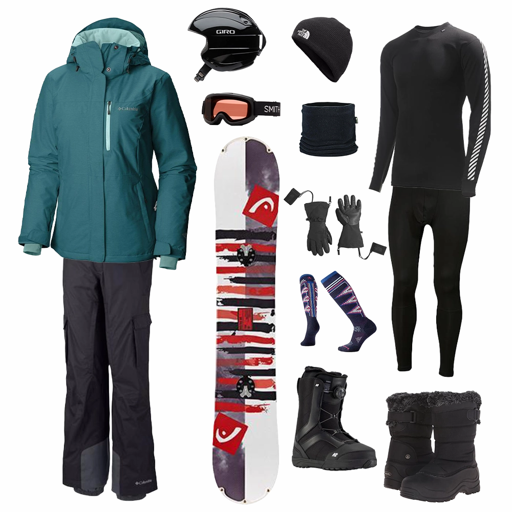 Versatile Fit Columbia The Works Package - Women's Snowboard
