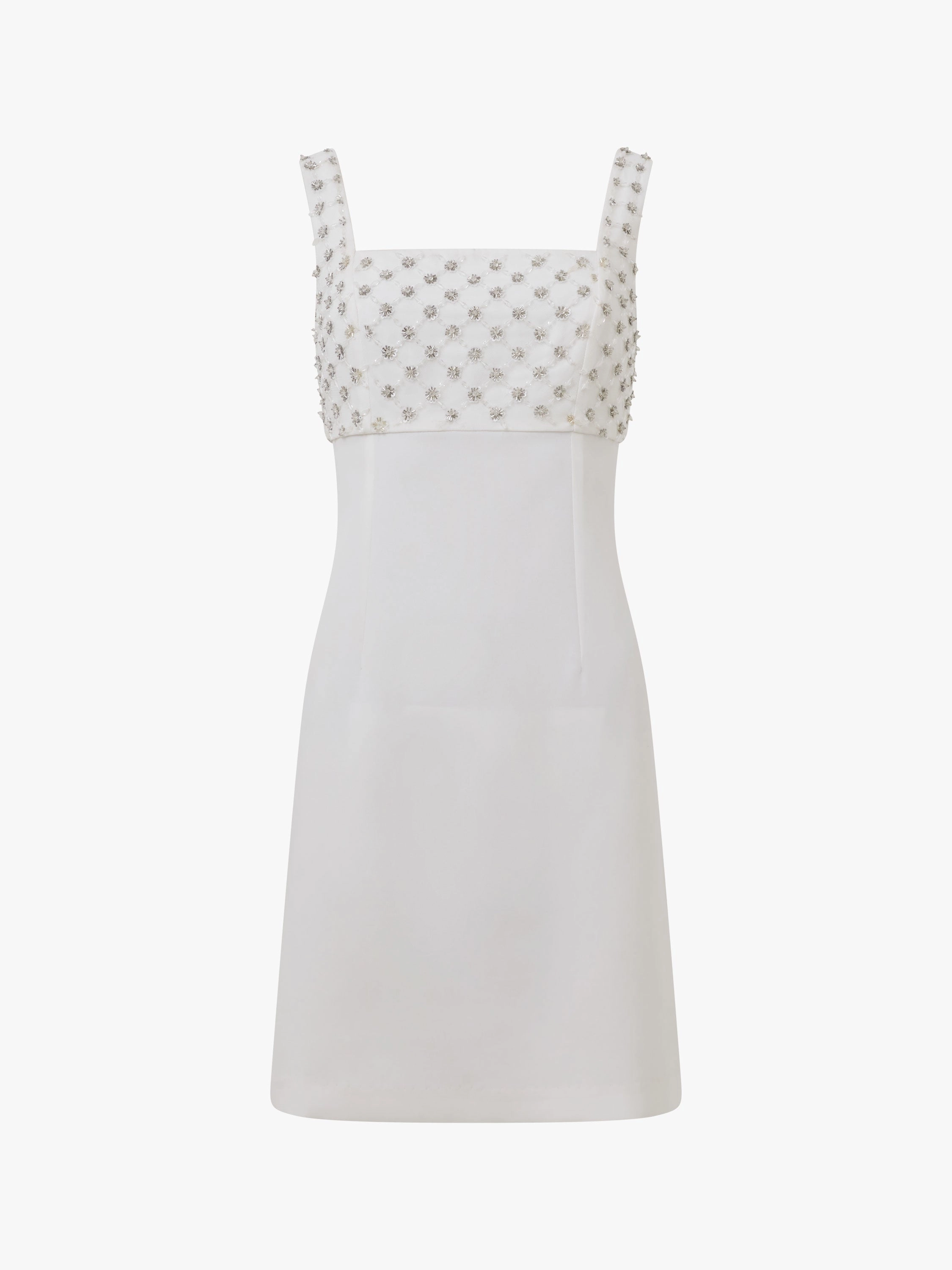 Embroidered Darcy Crepe Dress City Layer