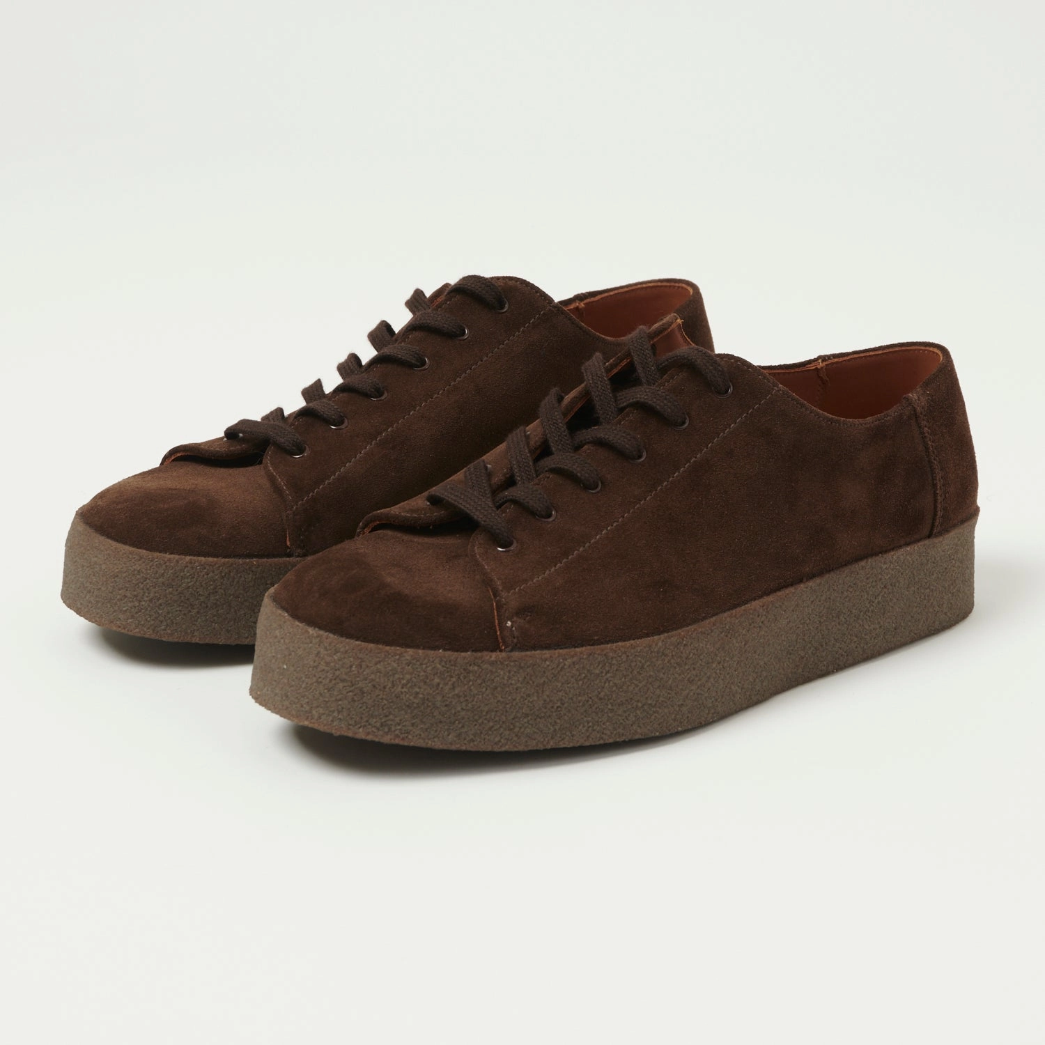 Town Light molded Sanders Monkey Shoe - Chocolate Brown Suede