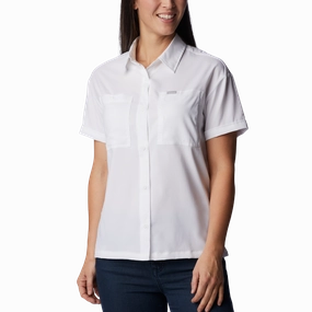 stain resistant coating Soft Touch Fit Women's Silver Ridge Utility Short Sleeve Shirt
