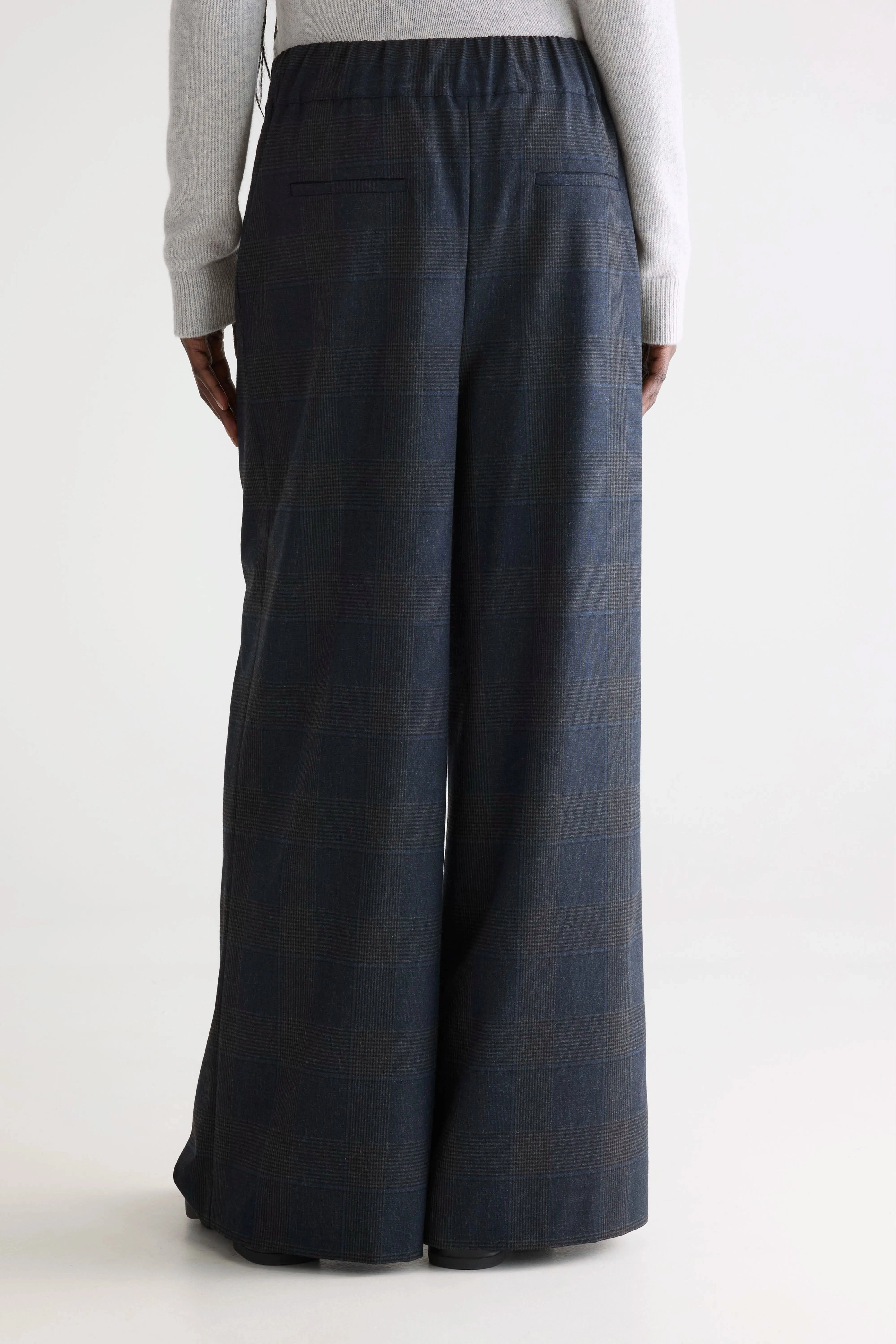 All Purpose Wear Core Support Vespa wide trousers (252 / W / CHECK A)