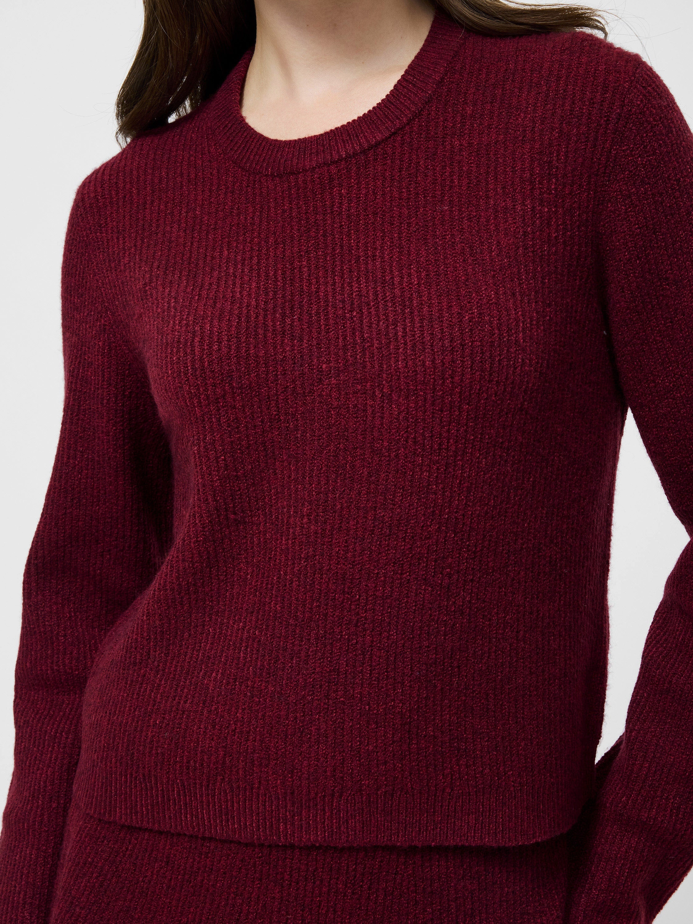 Vhari Knit Classic Sweater Merino Wool Subtle Fit