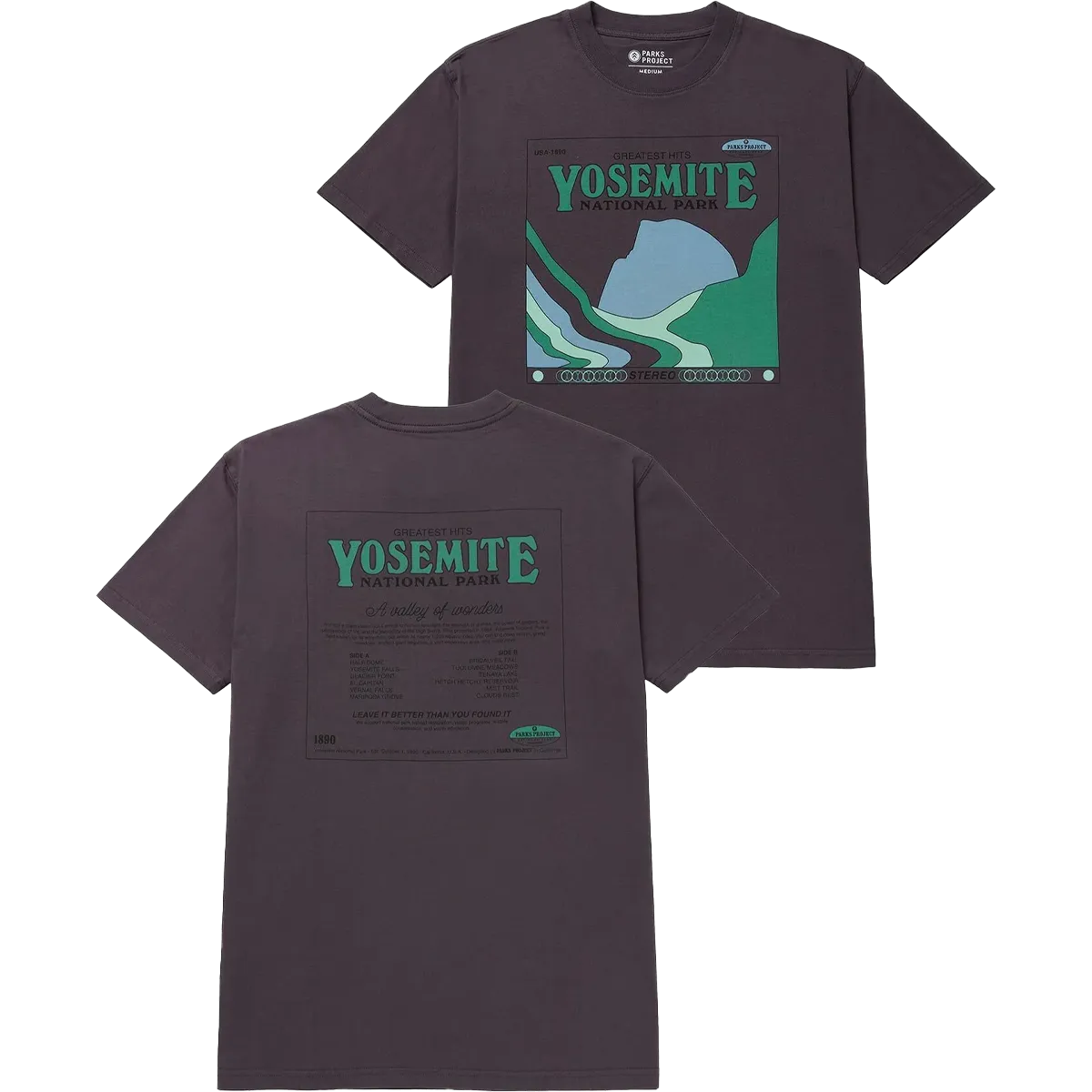 Yosemite Greatest Hits Tee MultiPly Fabric Printed uniqueness