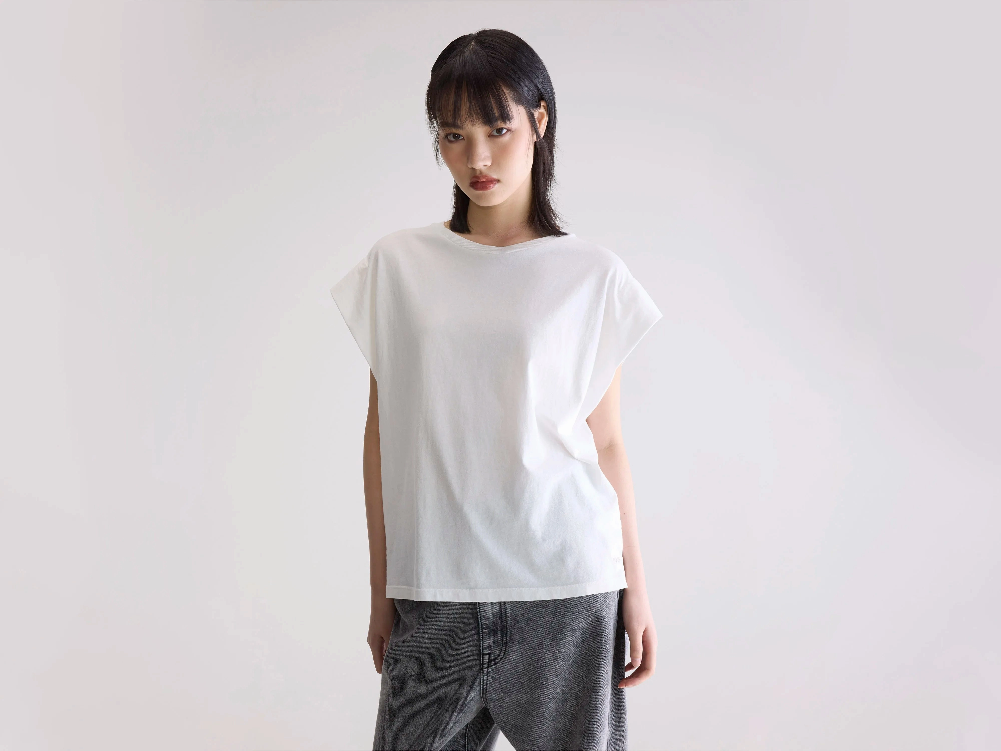 Vice crew-neck t-shirt (252 / W / CASPER) Daily Comfort