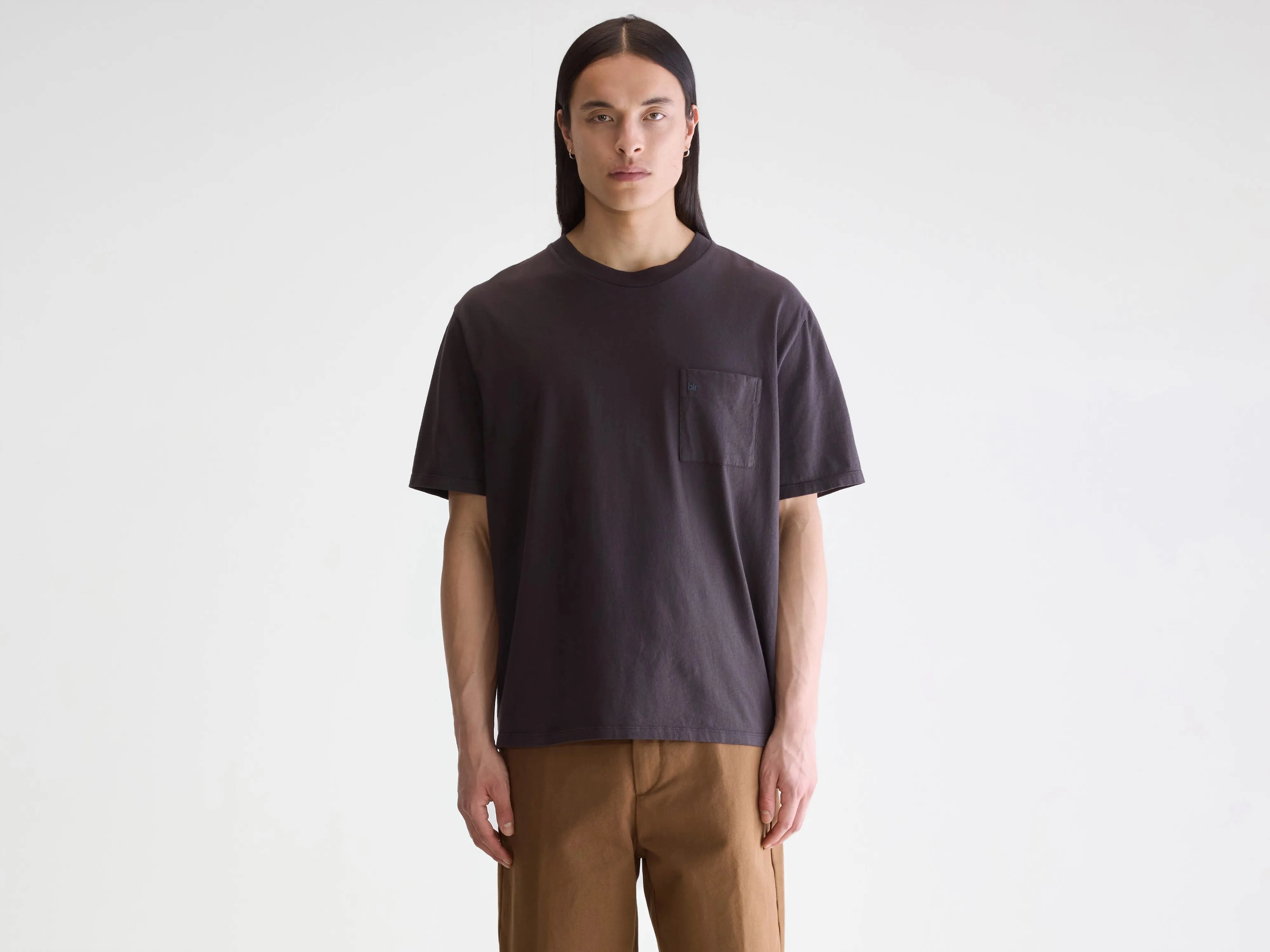 Trendy Design Compact Knit Structure Video relaxed t-shirt (252 / M / DARK PURPLE)