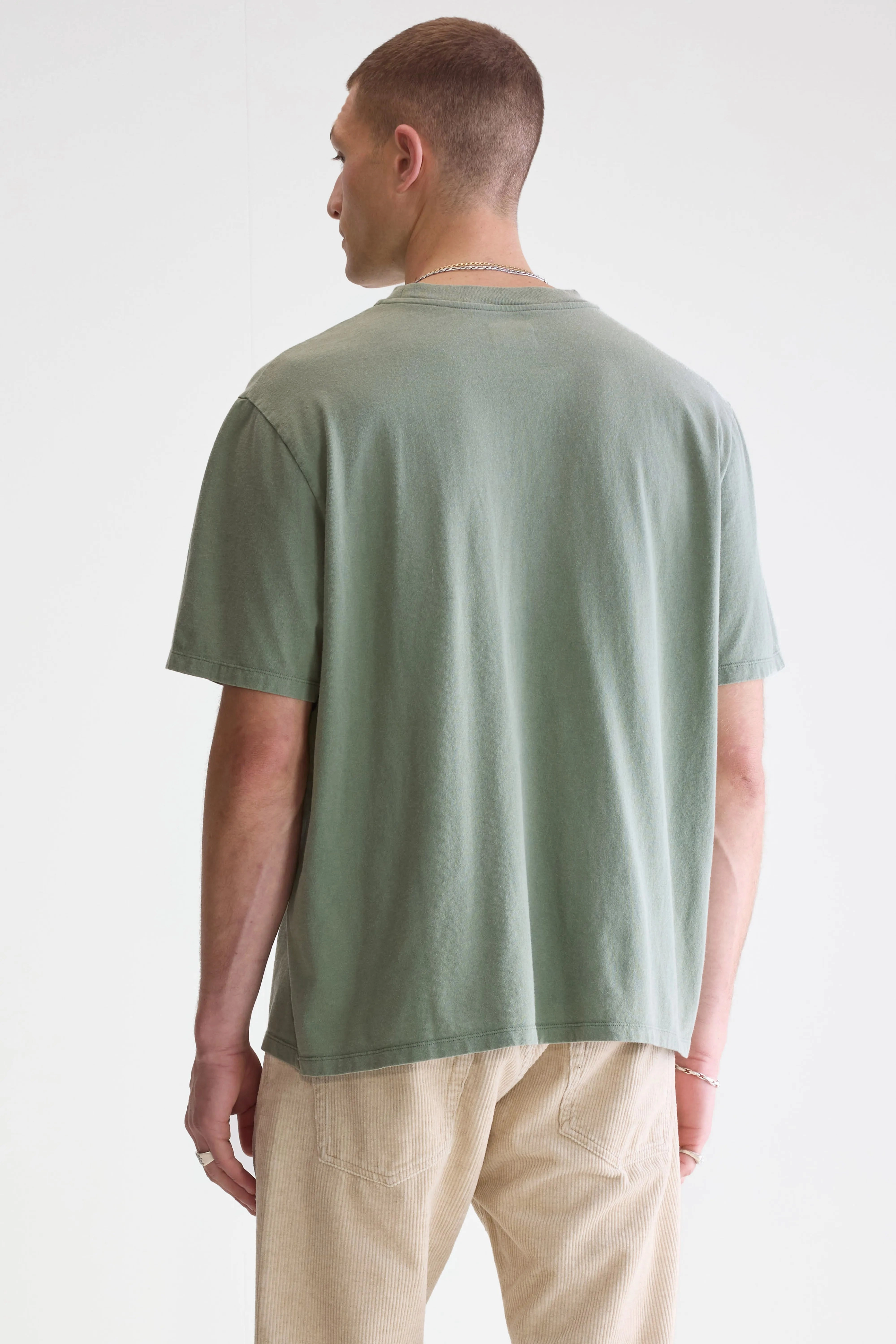 Video relaxed t-shirt (252 / M / SAGE) Moisture Wicking Fabric