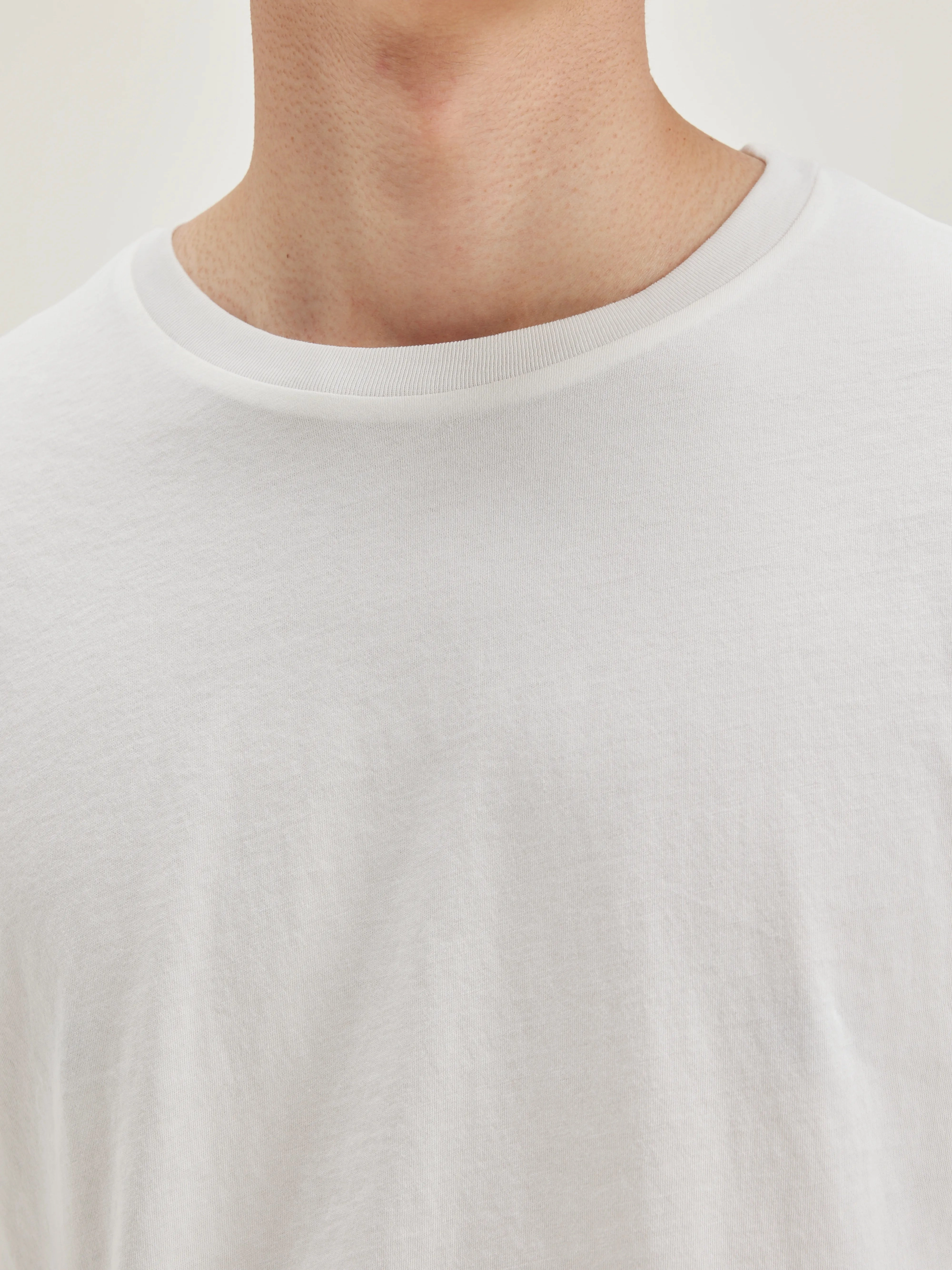 NoChafe Collar Lining Vinx short-sleeve t-shirt (242 / M / VINTAGE WHITE)