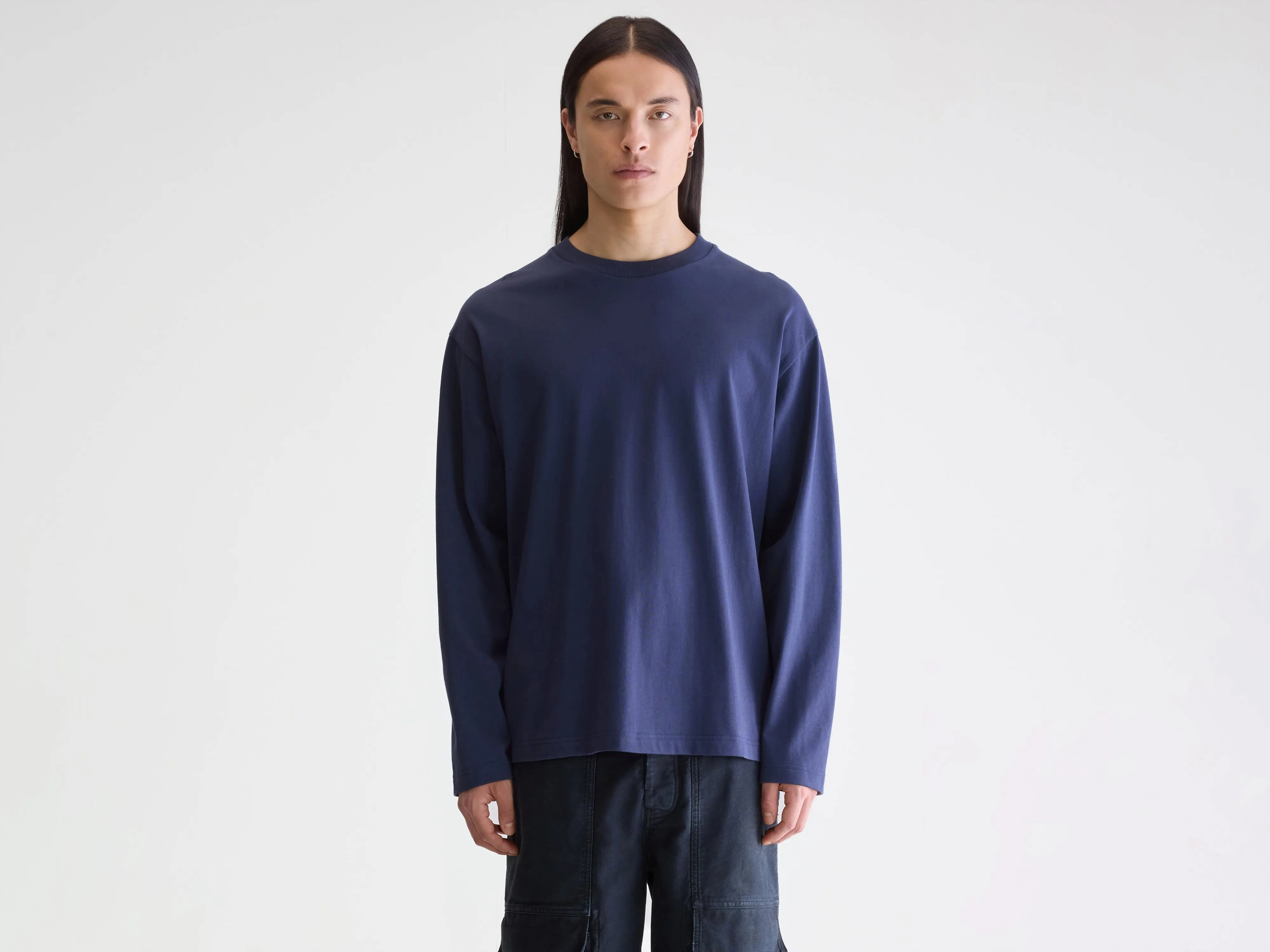TwoTone Fabric Blend Vlugi long-sleeve t-shirt (252 / M / BLUES)